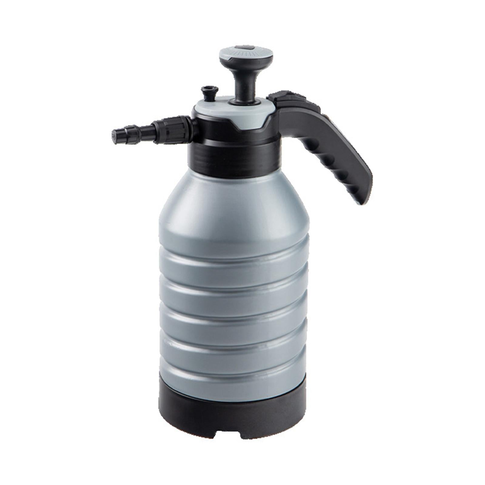 Pump Pressure Water Sprayer Bottle Handheld Garden Pump Sprayer for Spraying Grey Metal Rod