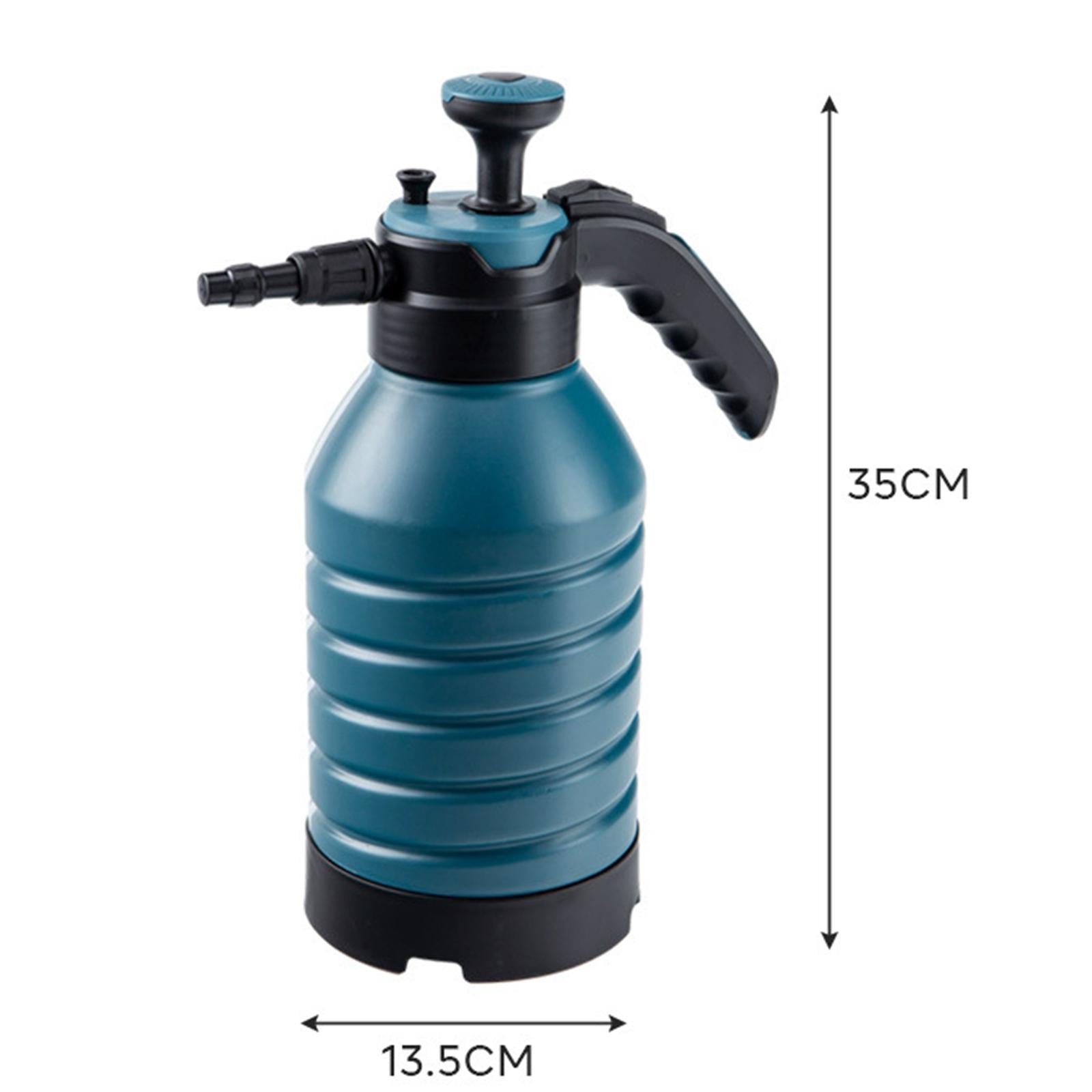 Pump Pressure Water Sprayer Bottle Handheld Garden Pump Sprayer for Spraying Blue PP Rod