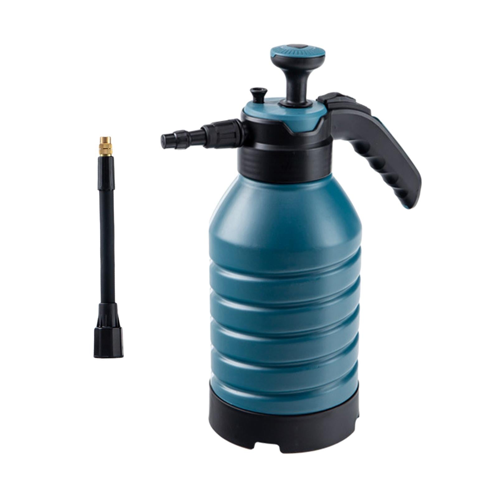 Pump Pressure Water Sprayer Bottle Handheld Garden Pump Sprayer for Spraying Blue PP Rod