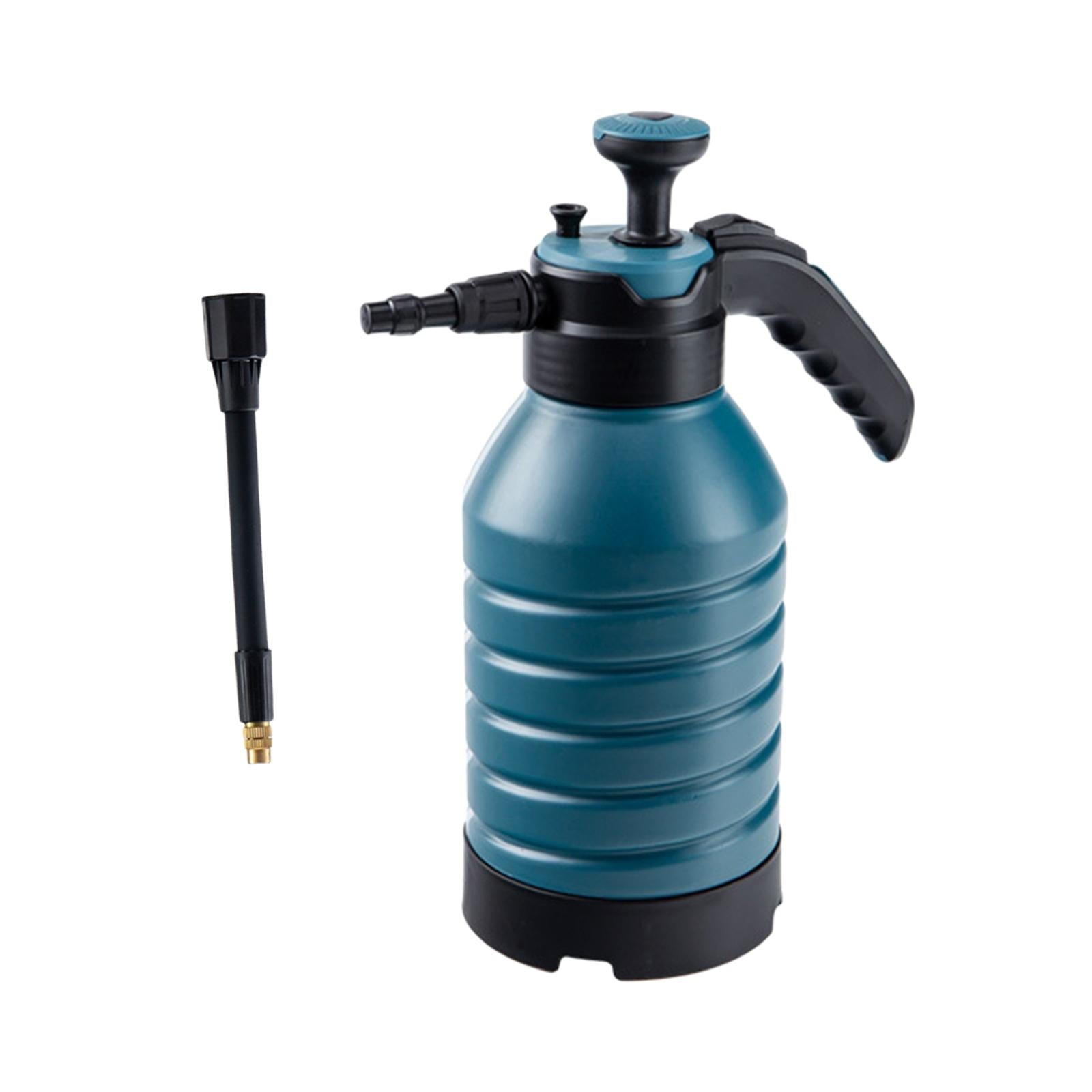 Pump Pressure Water Sprayer Bottle Handheld Garden Pump Sprayer for Spraying Blue PP Rod