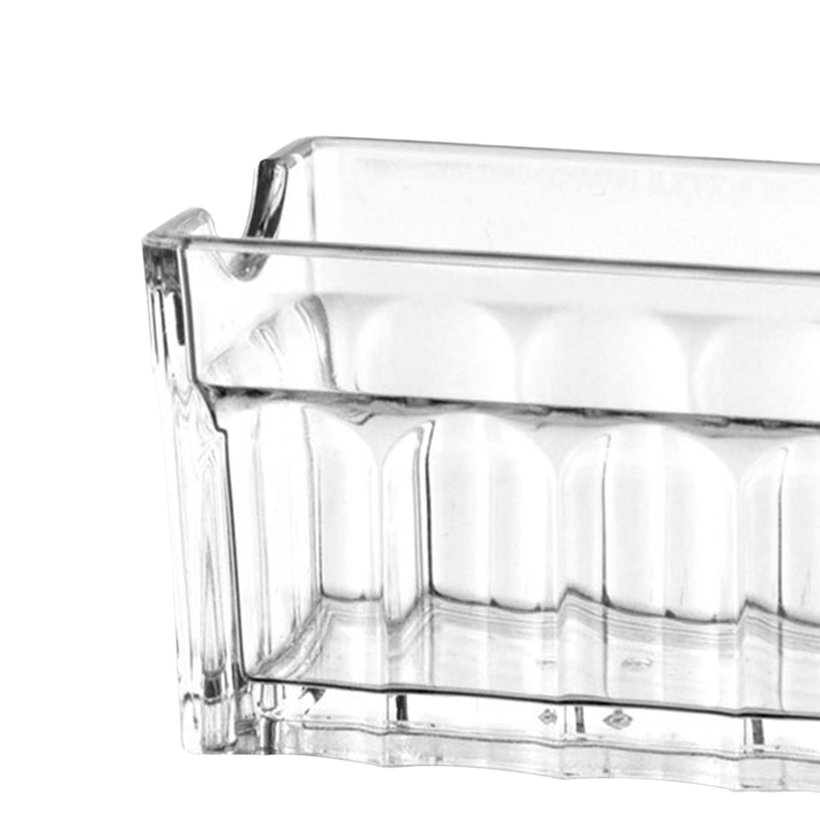 2xAcrylic Sugar Packet Holder Tissue Tea Bag Bowl for Coffee Bar Kitchen Hotel 8.8cmx6.2cmx5.5cm