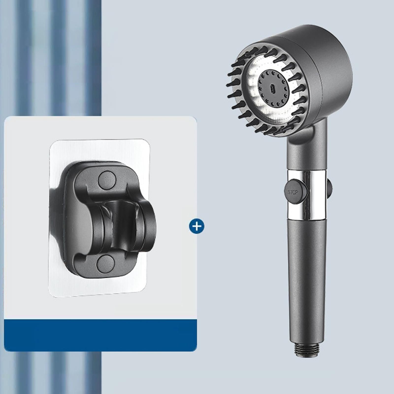 Handheld Spray 3 Spray Settings Wall Mounted Home High Pressure Shower Heads