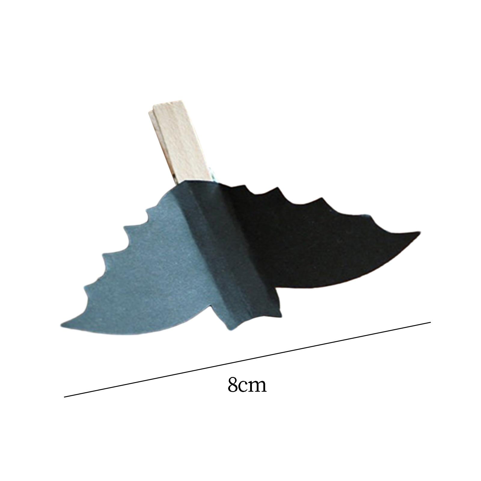 Black Clothespins Windproof Clothesline Clips for Office Halloween Classroom