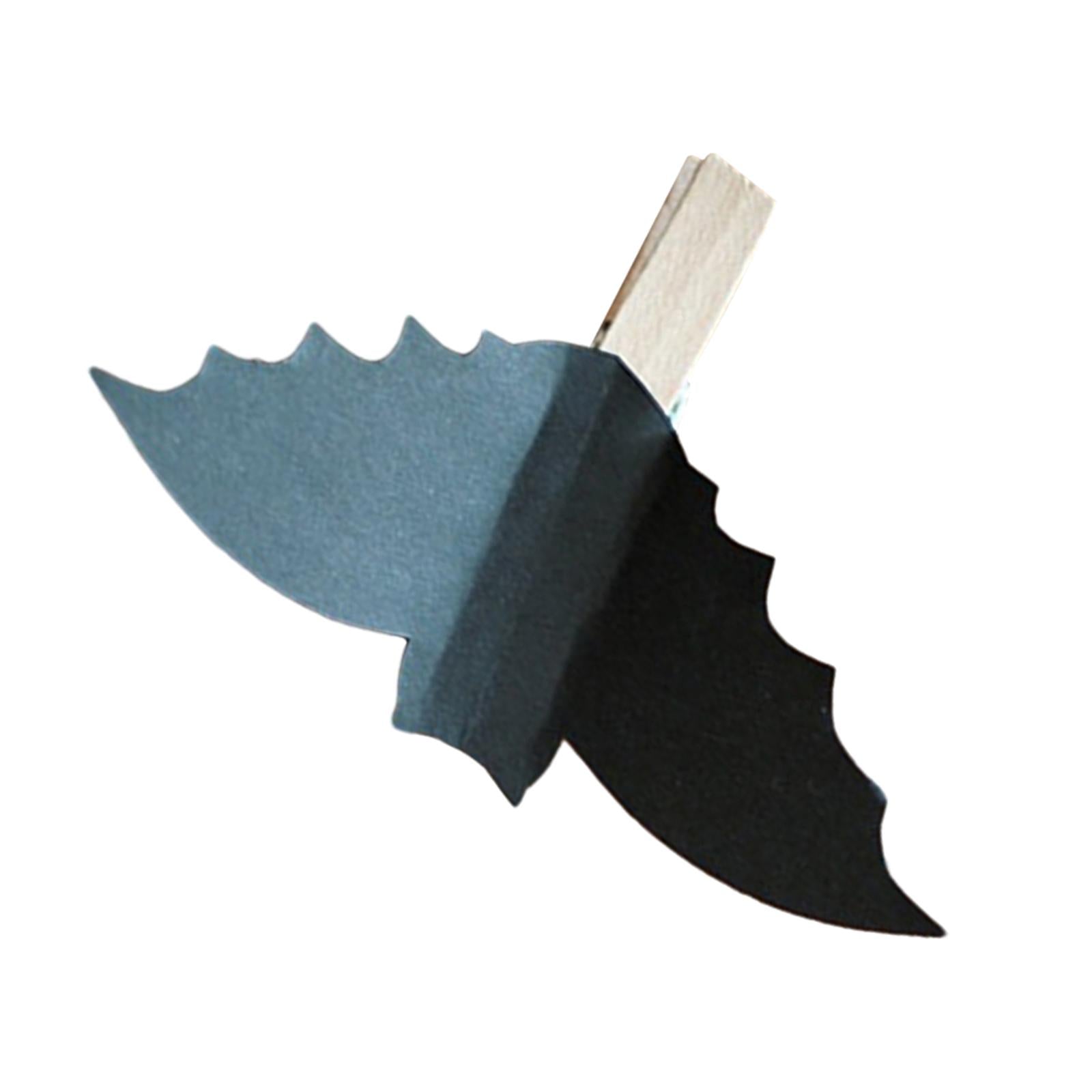 Black Clothespins Windproof Clothesline Clips for Office Halloween Classroom