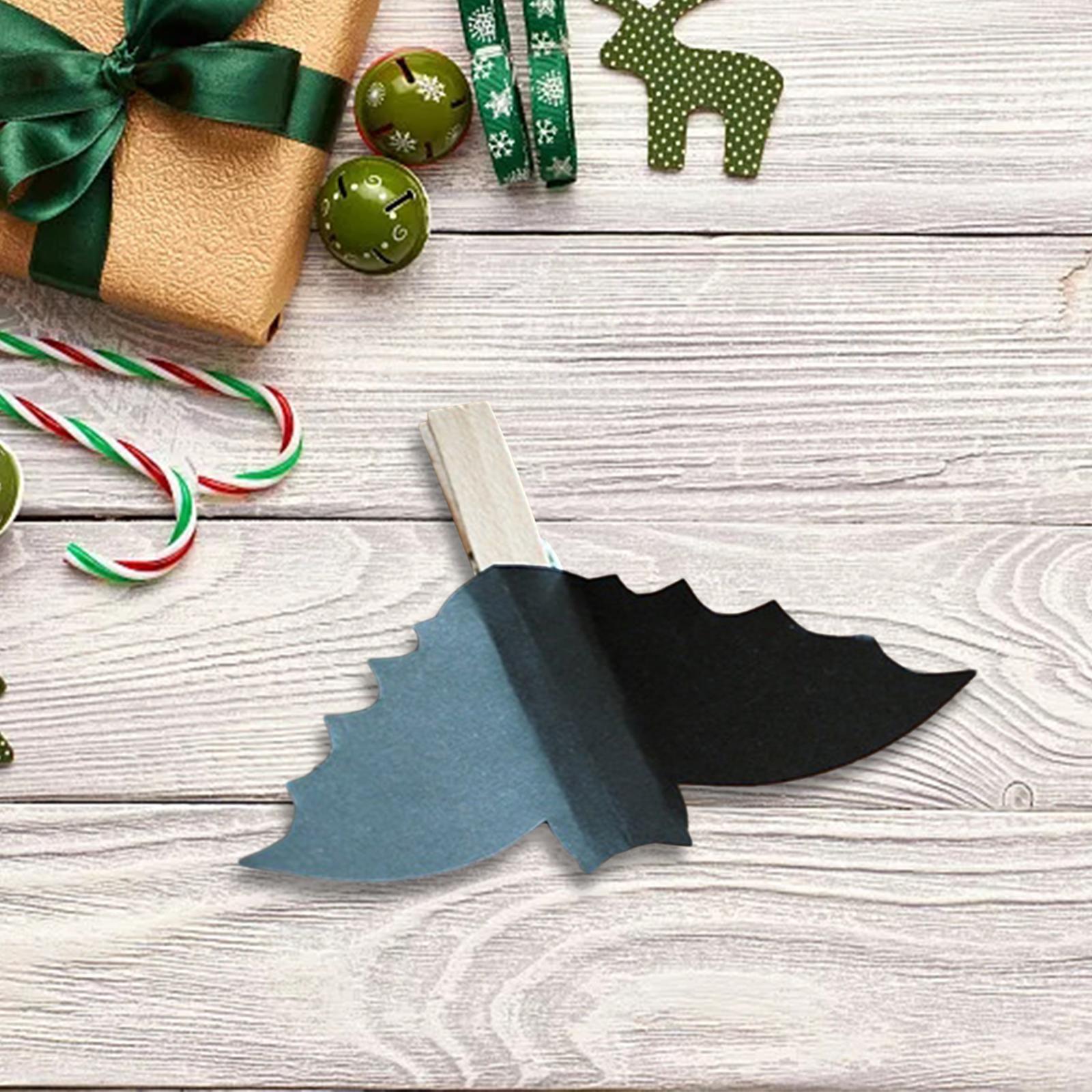 Black Clothespins Windproof Clothesline Clips for Office Halloween Classroom