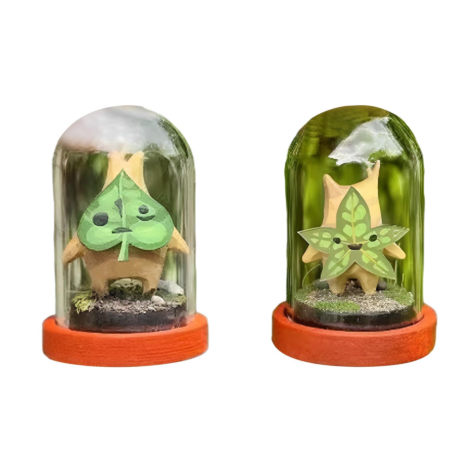 Transparent Glass Cover Dustproof Container Terrarium Micro Landscape Bottle Love