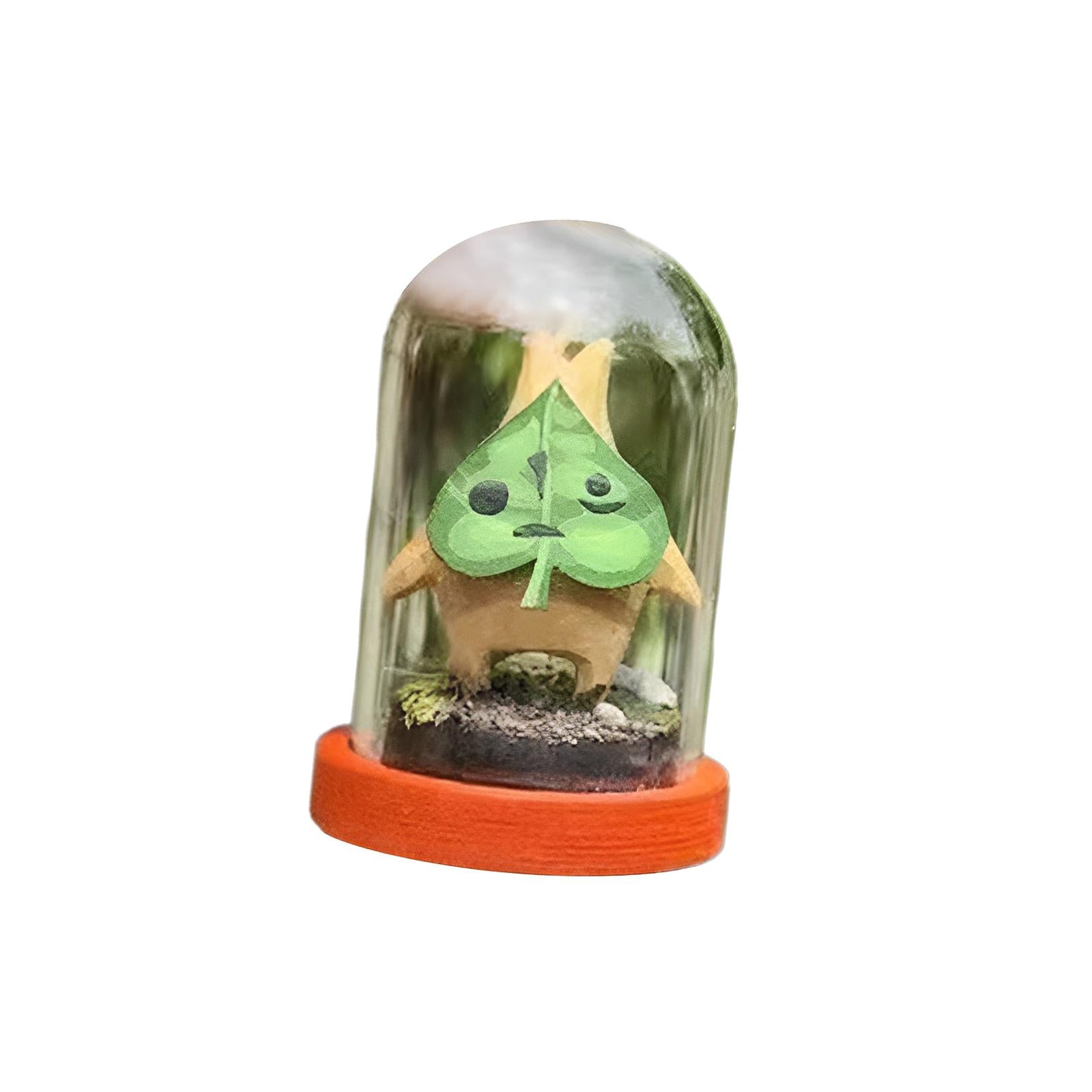 Transparent Glass Cover Dustproof Container Terrarium Micro Landscape Bottle Love