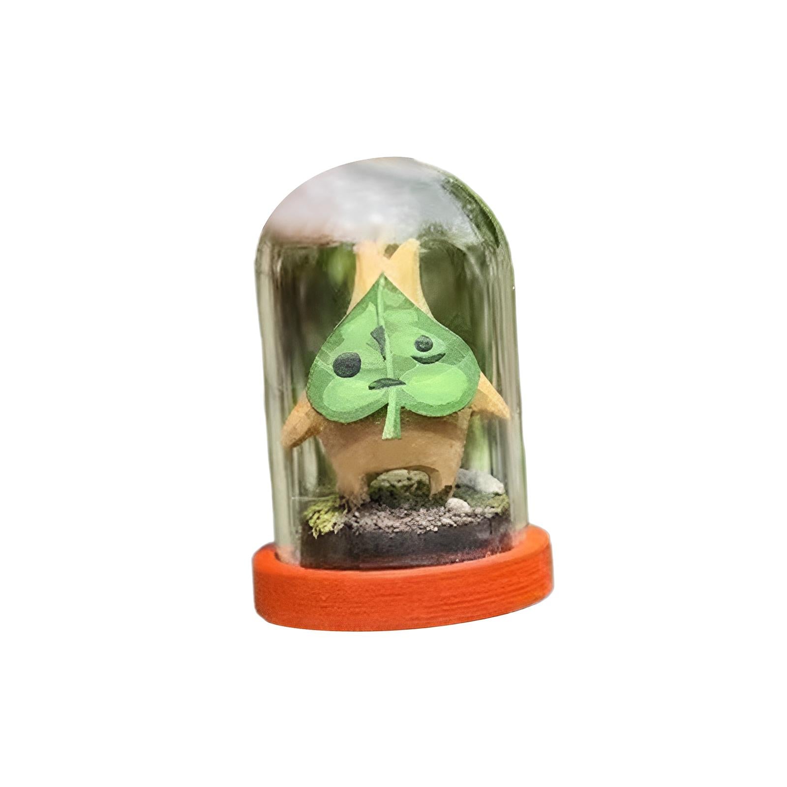 Transparent Glass Cover Dustproof Container Terrarium Micro Landscape Bottle Love