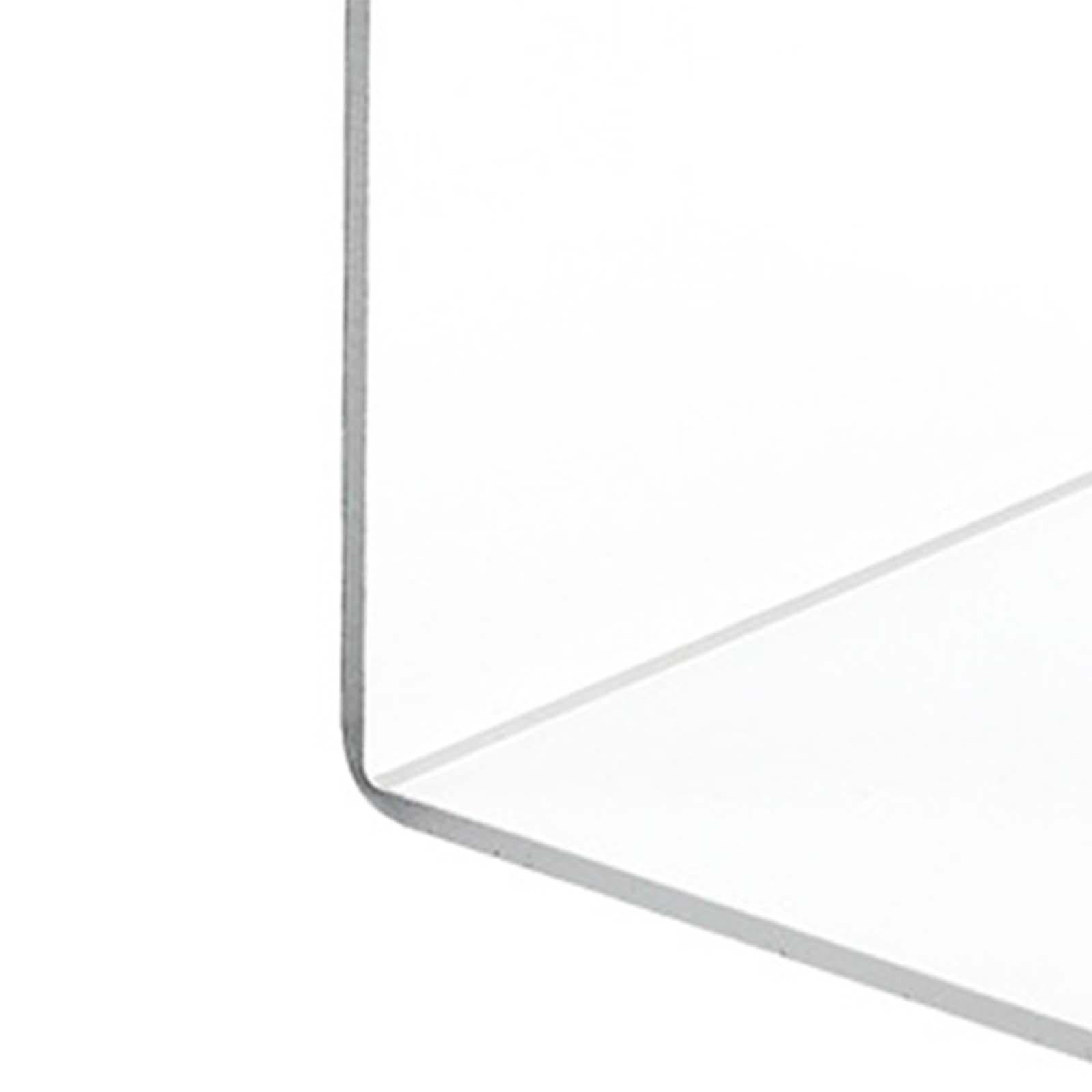 Bookshelf Binder Stand Acrylic Bookends for Office Vinyl Records Video Games