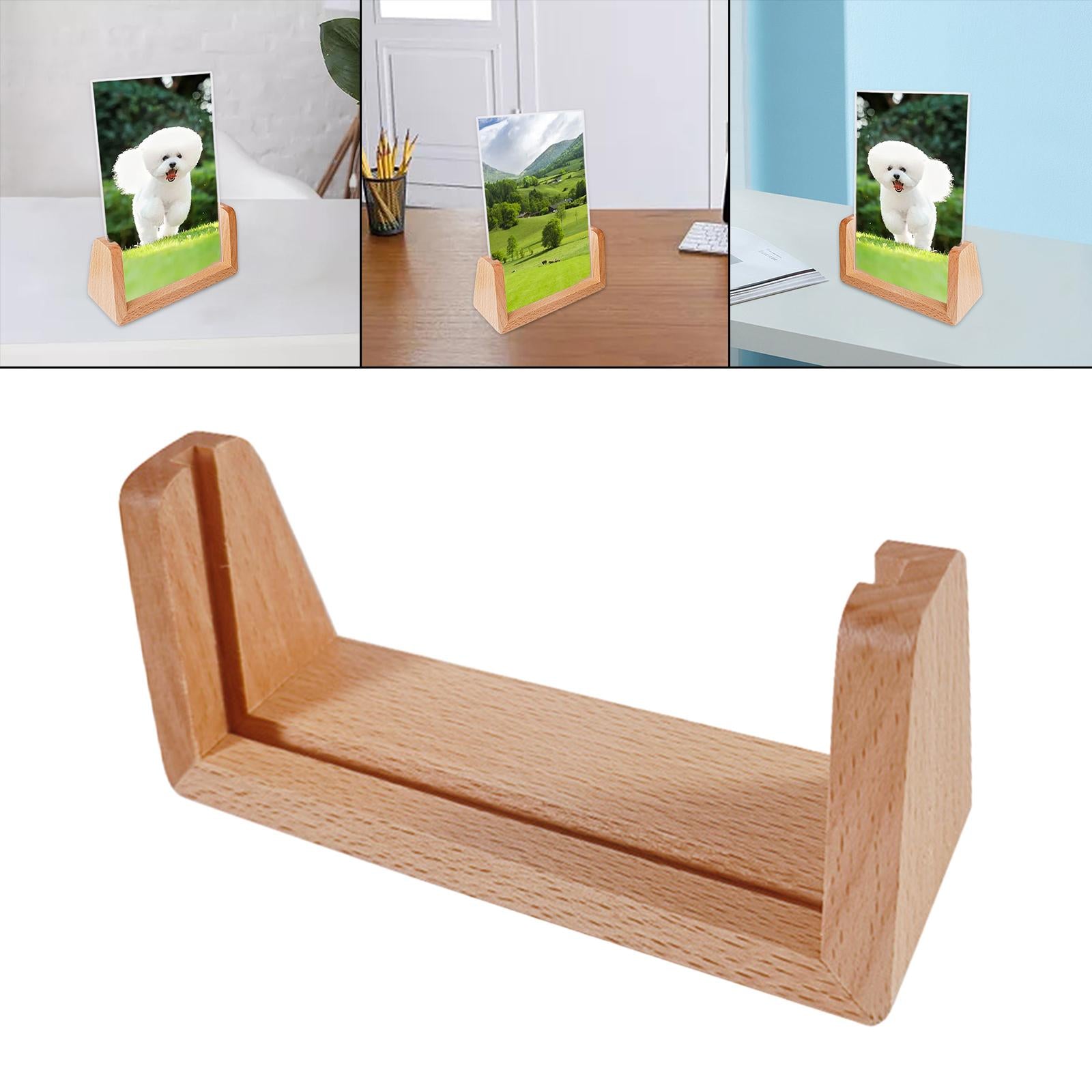 Picture Frame U Shaped Desk Calendar Base for Desktop Display Birthday Gifts 5 inches