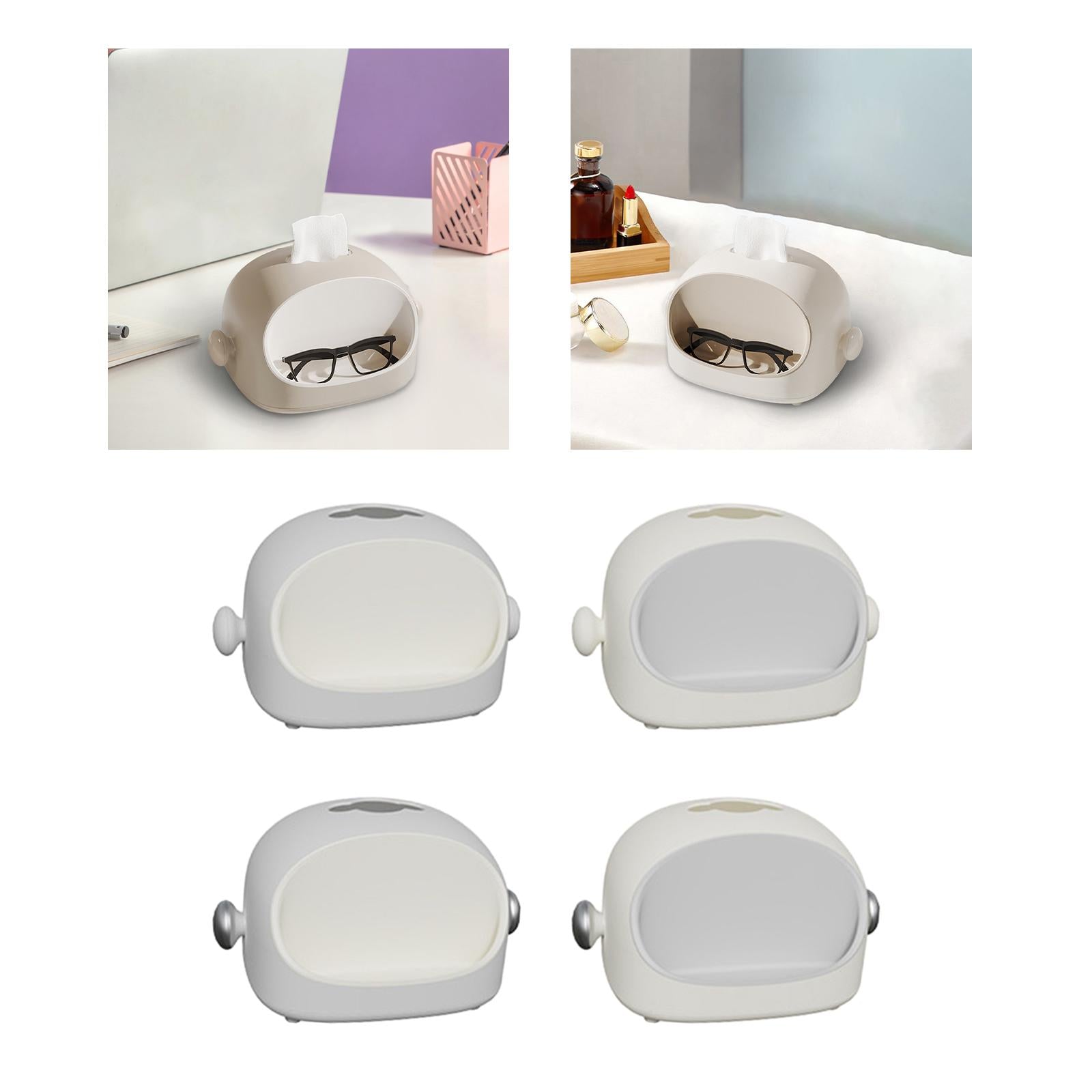 Tissue Cover Dispenser Cute Decorative Sheet Paper Holder for Hotel Bathroom gray normal
