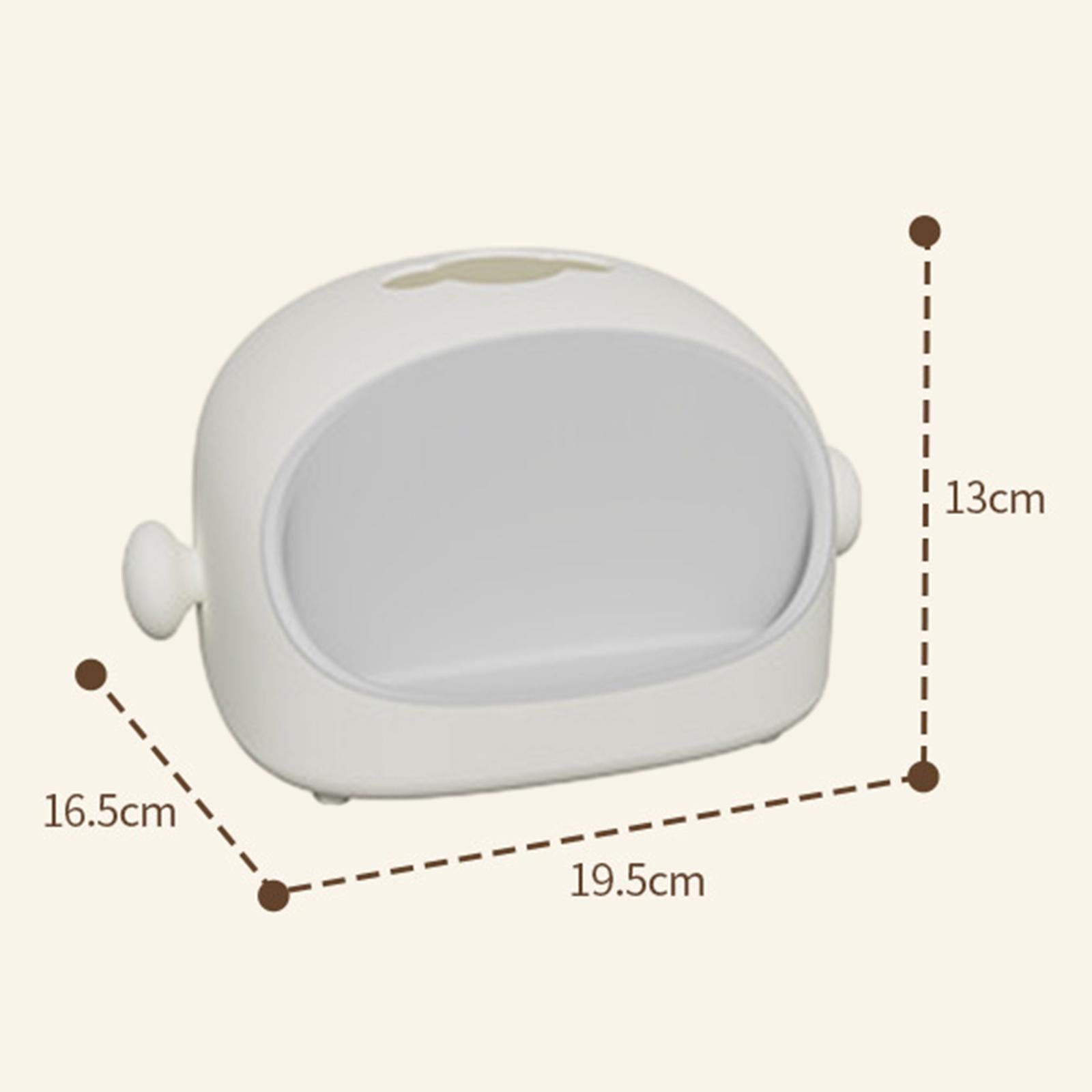 Tissue Cover Dispenser Cute Decorative Sheet Paper Holder for Hotel Bathroom white normal
