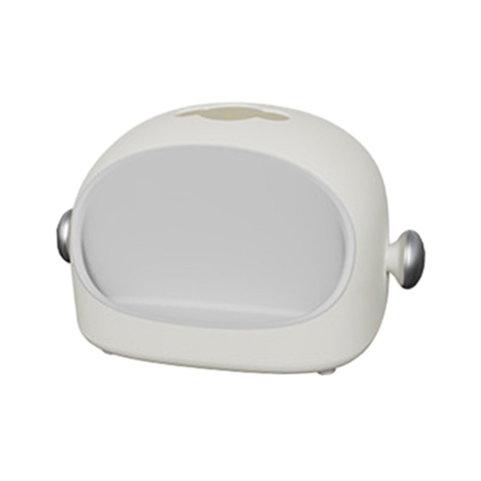 Tissue Cover Dispenser Cute Decorative Sheet Paper Holder for Hotel Bathroom white upgrade