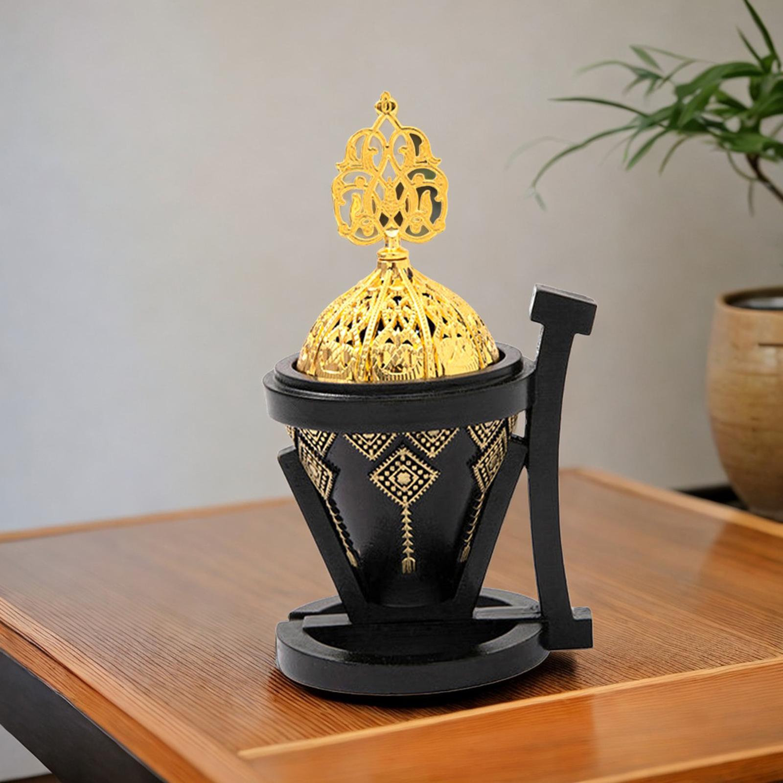 Incense Burner Gift Classical Chinese Home Fragrance for Home SPA Decoration Black