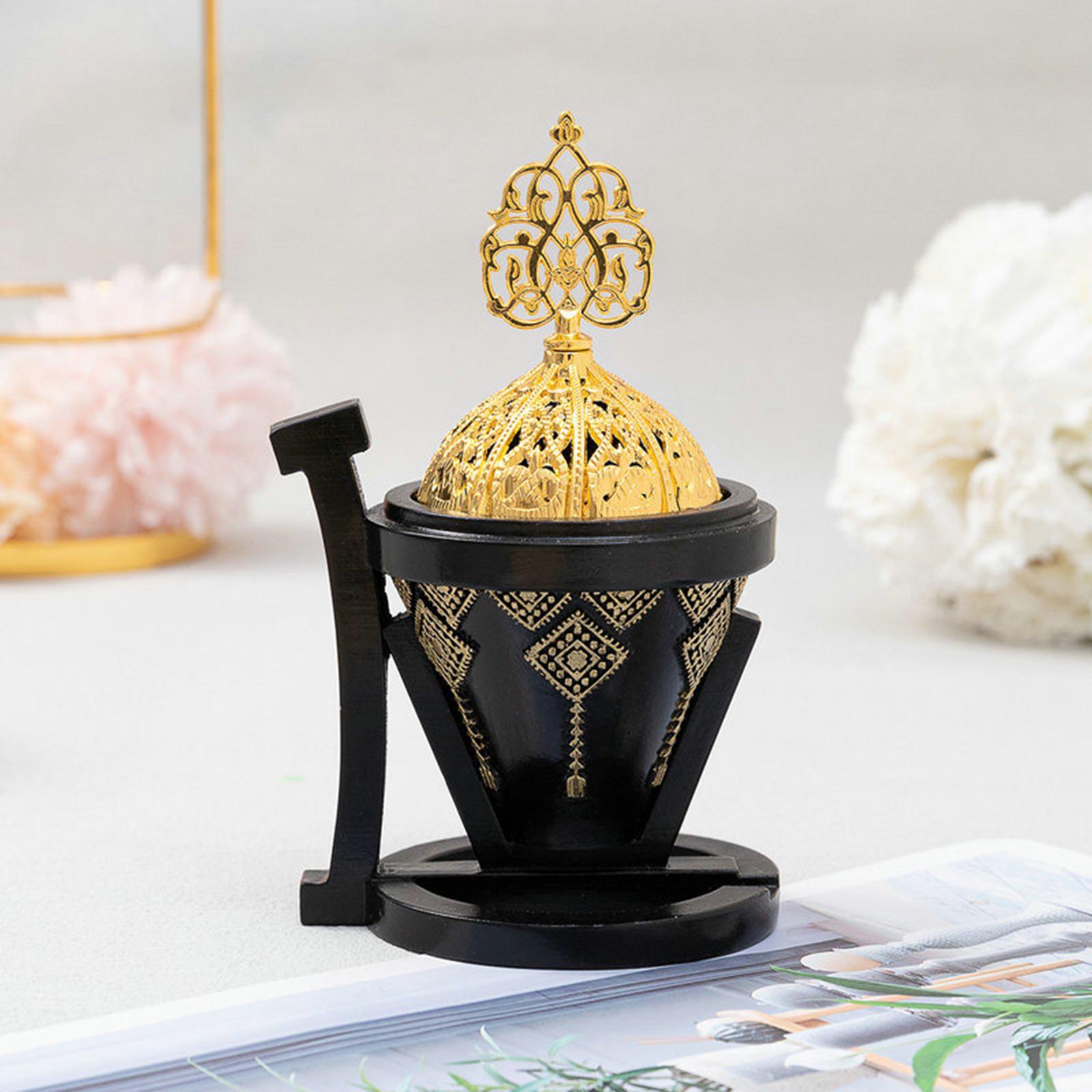 Incense Burner Gift Classical Chinese Home Fragrance for Home SPA Decoration Black