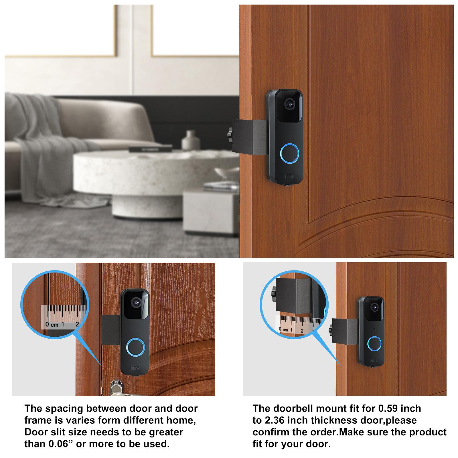 Video Doorbell Door Mount Rental Home Portable Durable Doorbell Holder