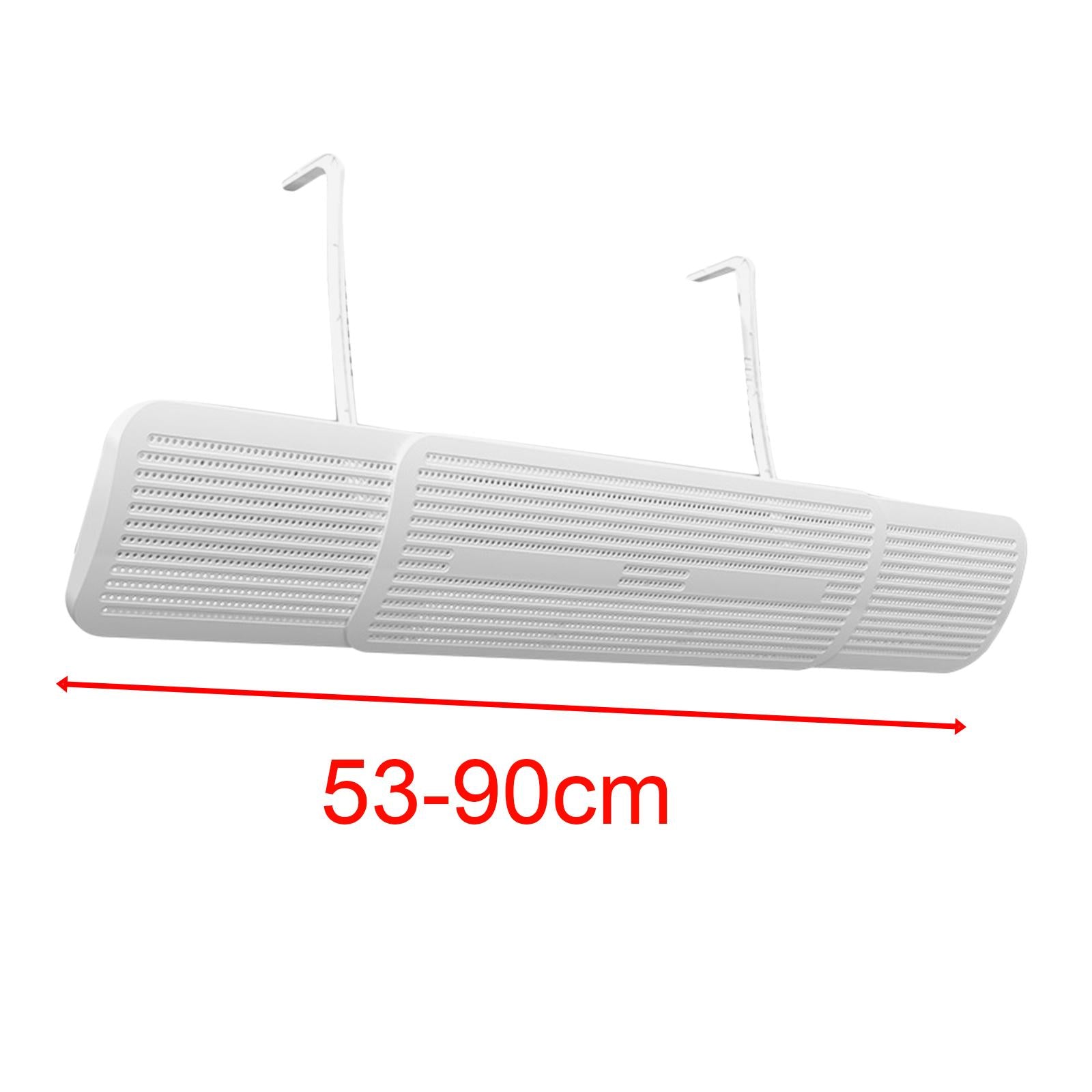 Air Conditioner Deflector Confinement Air Deflector for Hotel Office Nursery