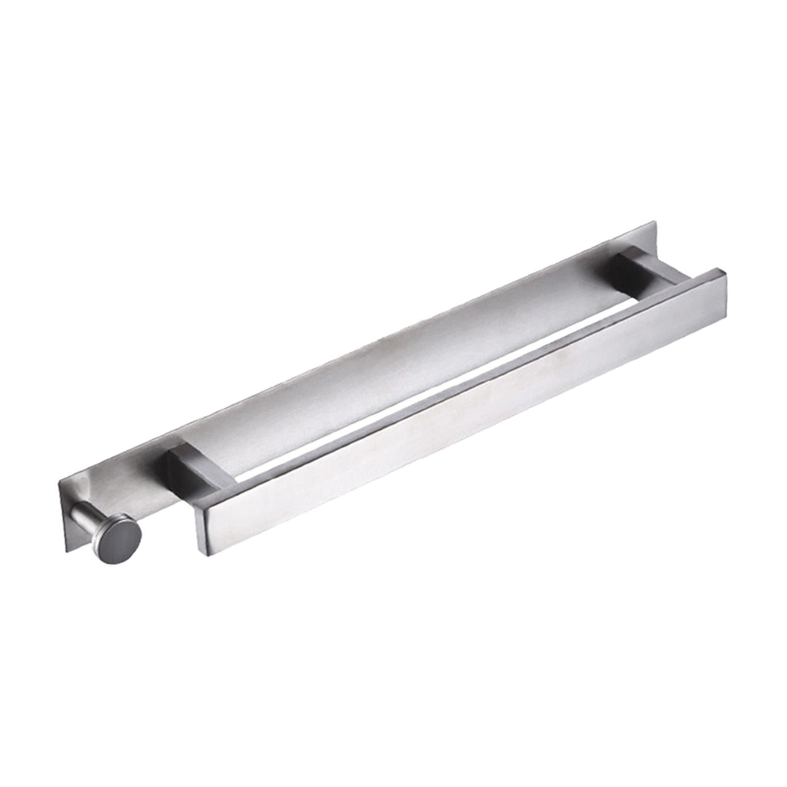 Towel Rack Wall Mounted Towel Holder Towel Rail for Bathroom Cabinet Bedroom Silver