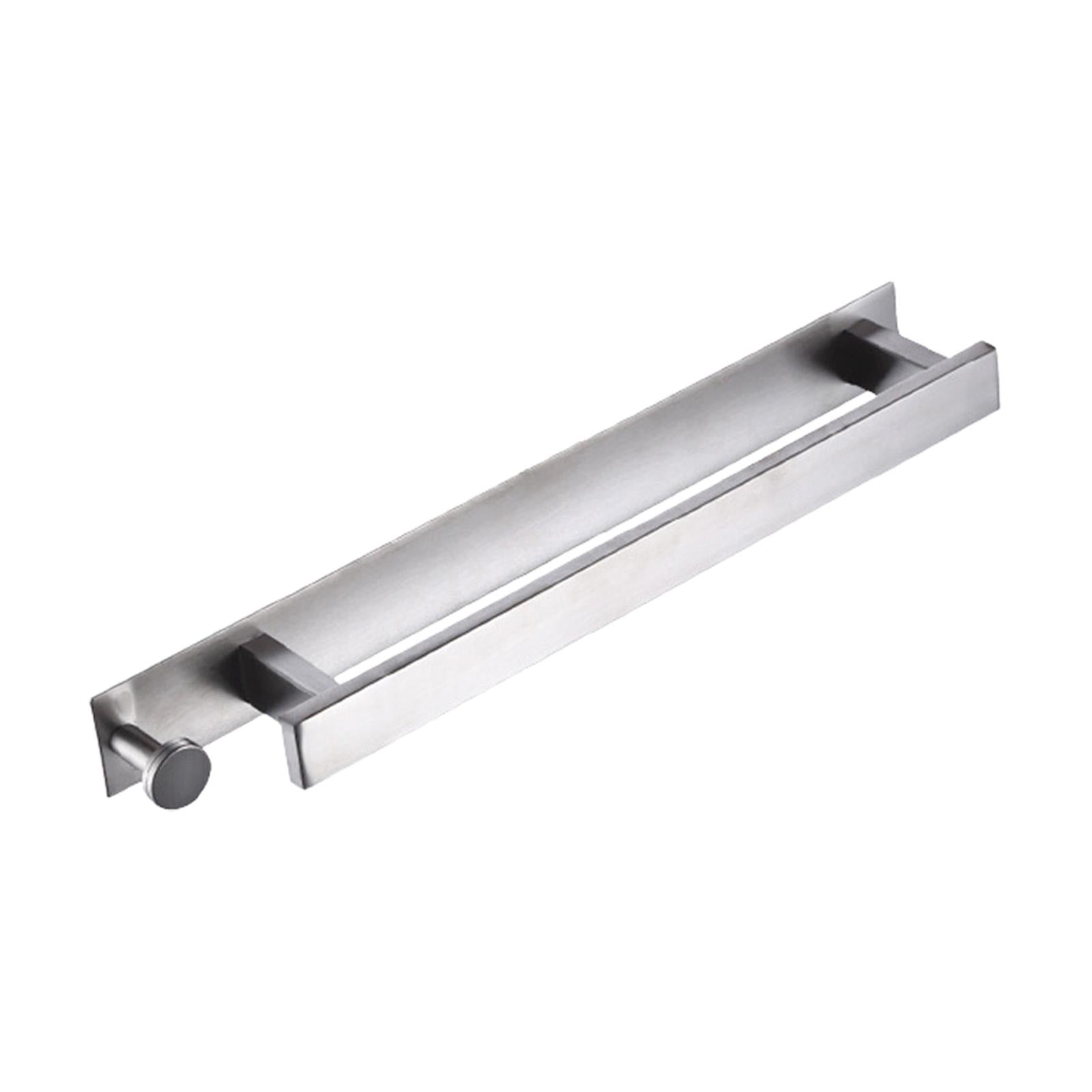 Towel Rack Wall Mounted Towel Holder Towel Rail for Bathroom Cabinet Bedroom Silver