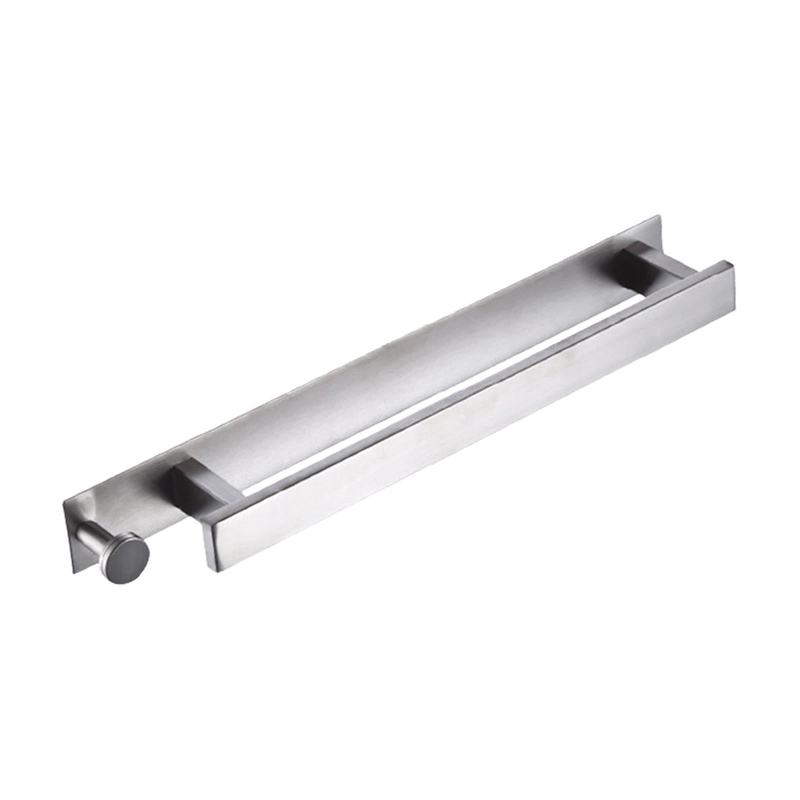 Towel Rack Wall Mounted Towel Holder Towel Rail for Bathroom Cabinet Bedroom Silver