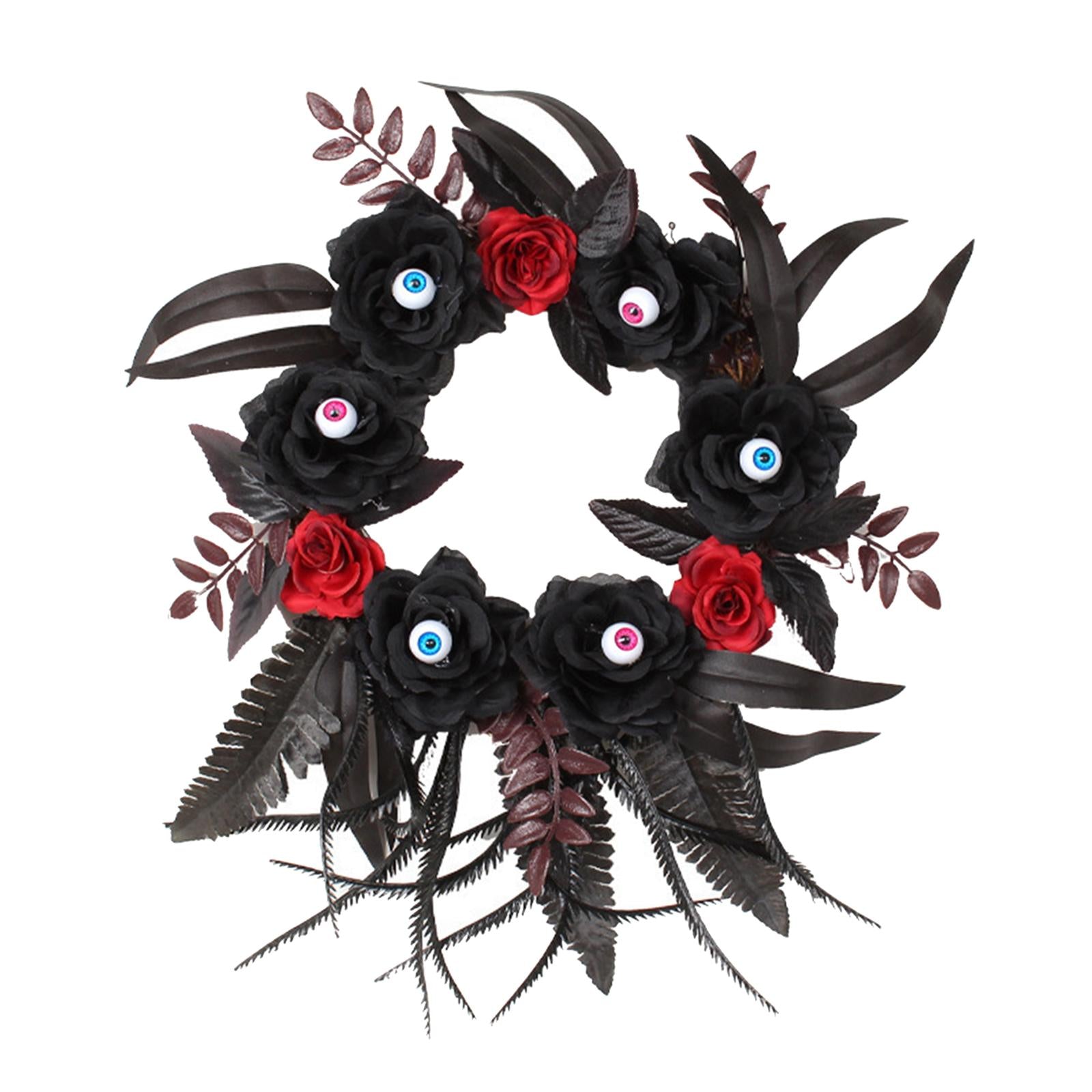 Halloween Wreath Window Stairs Front Door Wreath for Cafe Office Decorations