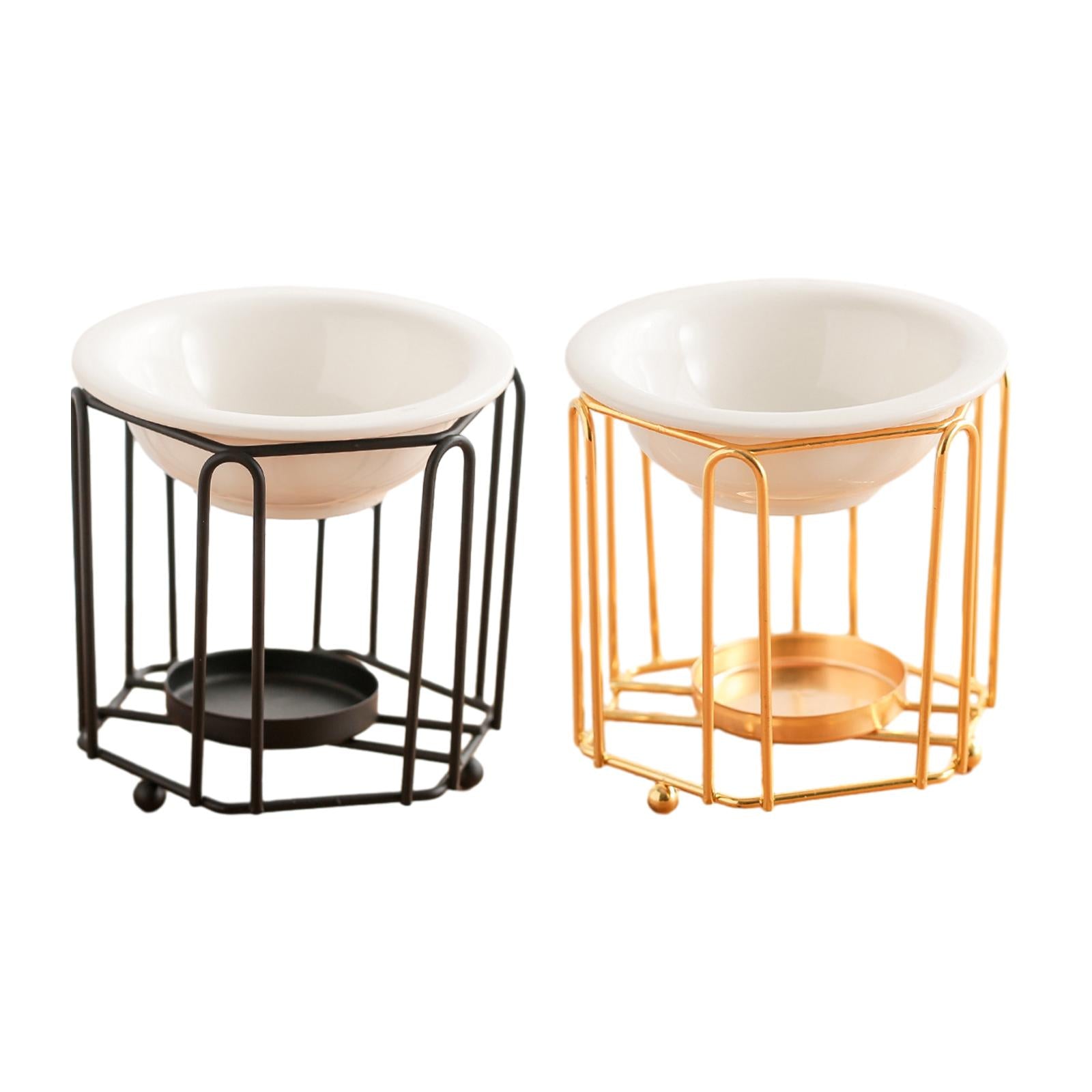 Tealight Candle Holder Cabinet Living Room SPA Ornament Essential Oil Burner Gold