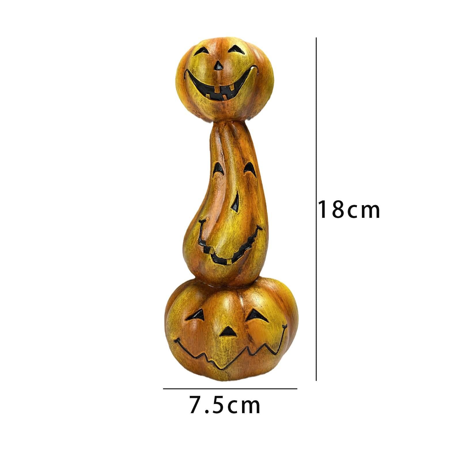 Pumpkin Candlestick Holder stand Halloween Party Decor Candle Holder
