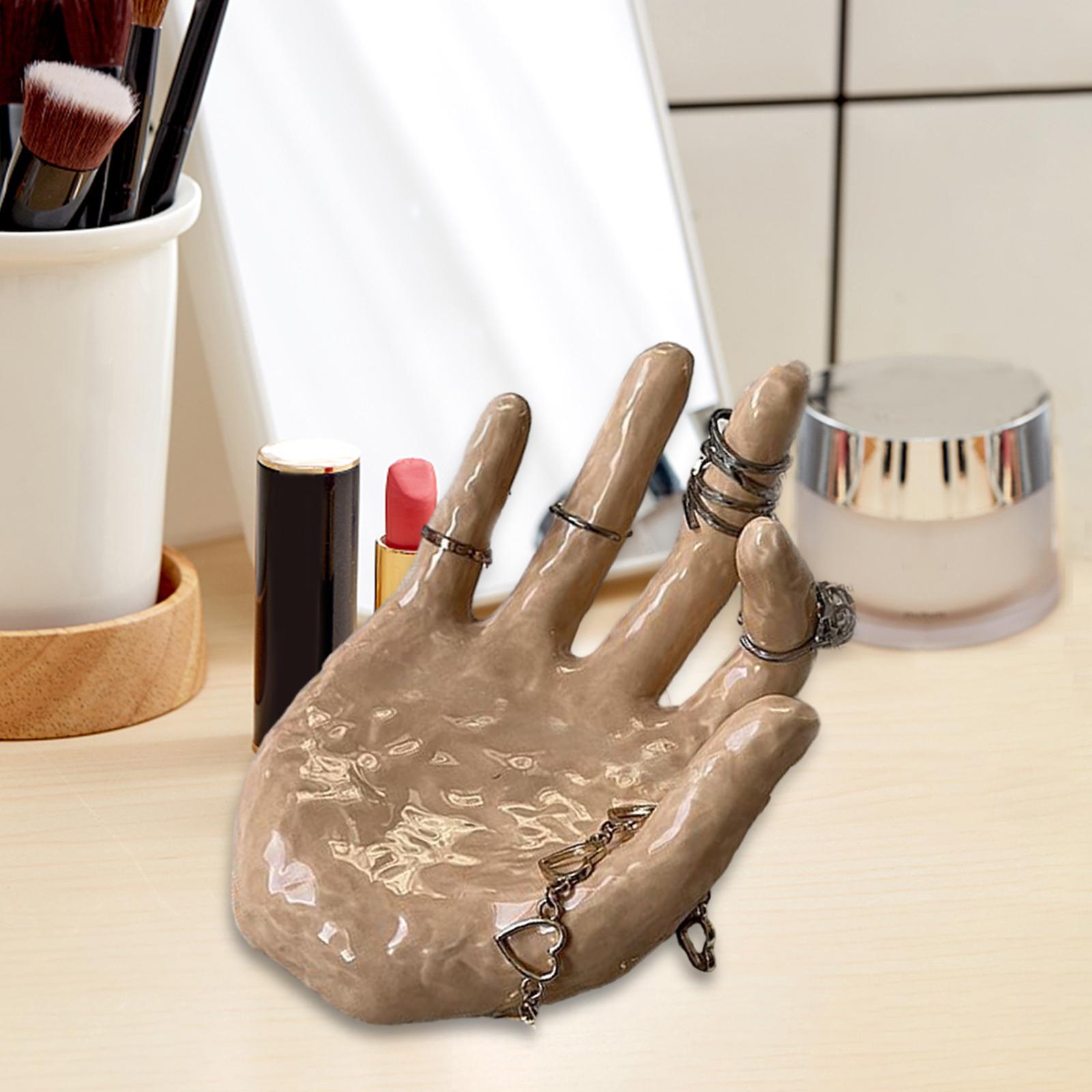 Ceramic Pen Holder Cup Desk Organizer for Eyebrow Pencils Lipstick Eyeliner Hand