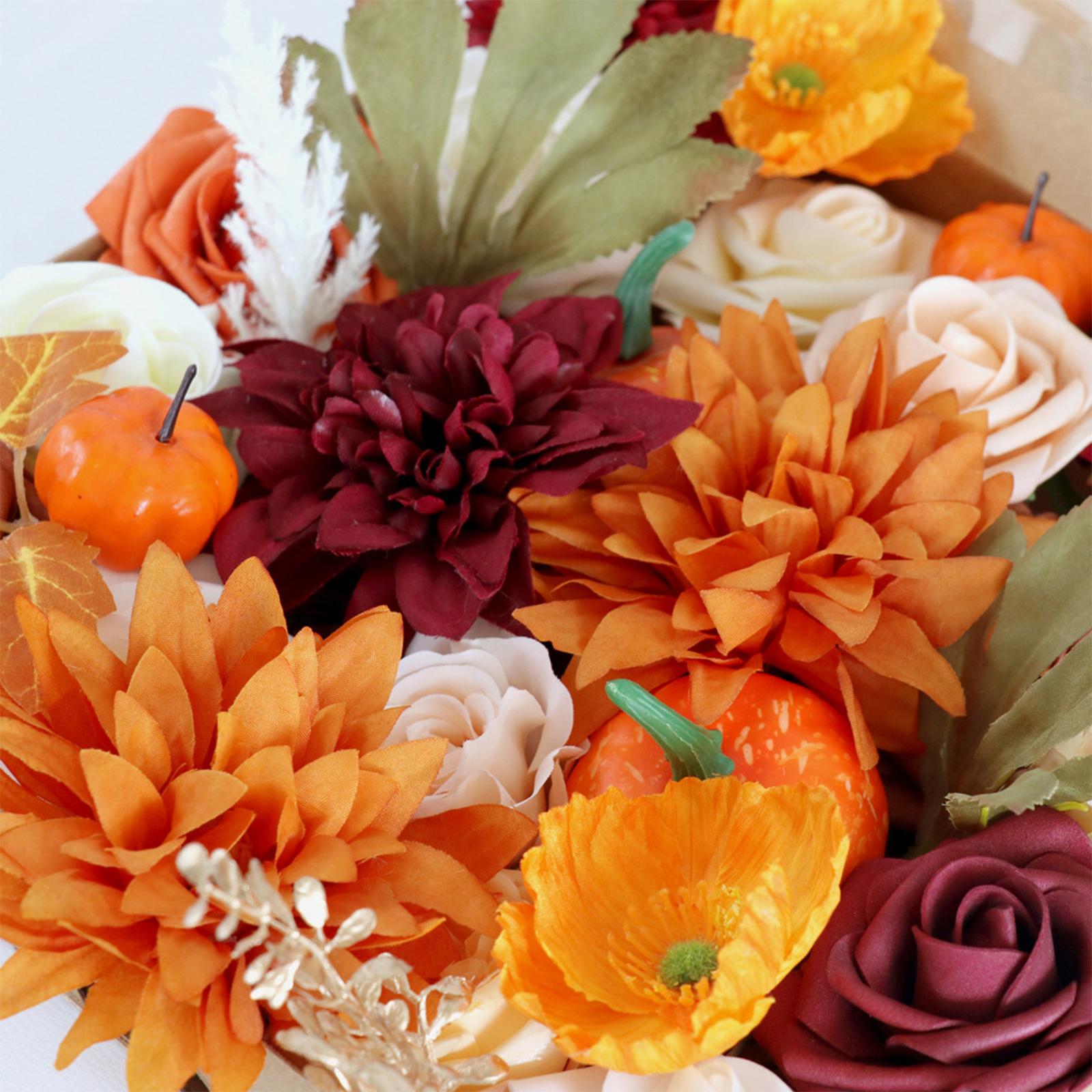 Artificial Flowers Box Set Boxed Flowers for Wedding Indoor Outdoor