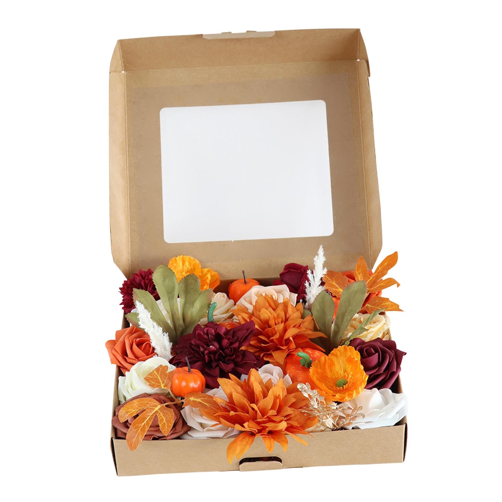Artificial Flowers Box Set Boxed Flowers for Wedding Indoor Outdoor
