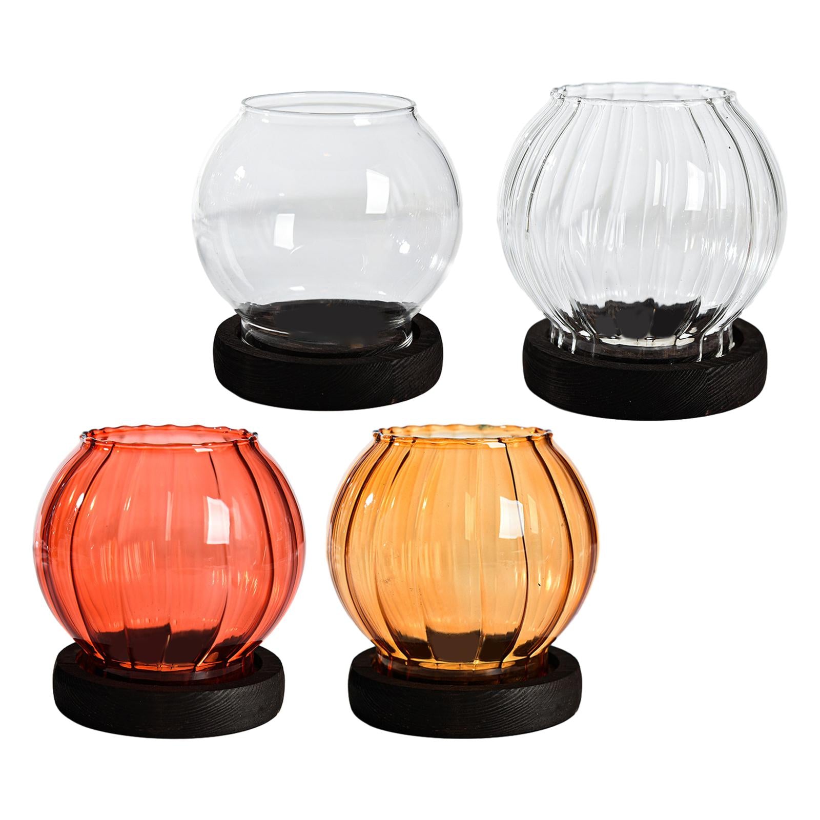 Glass Candle Holder Votive Candle Holders Table Centerpiece Tealight Holders Clear Smooth