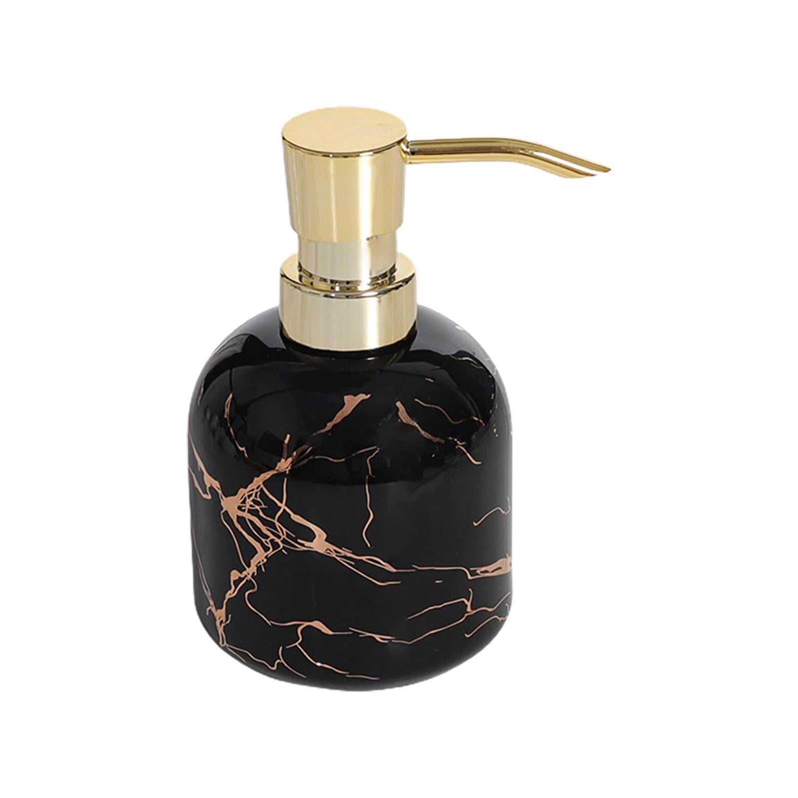 Soap Dispenser with Pump Refillable Bottle Cylinder Lotion Dispensing Bottle Black