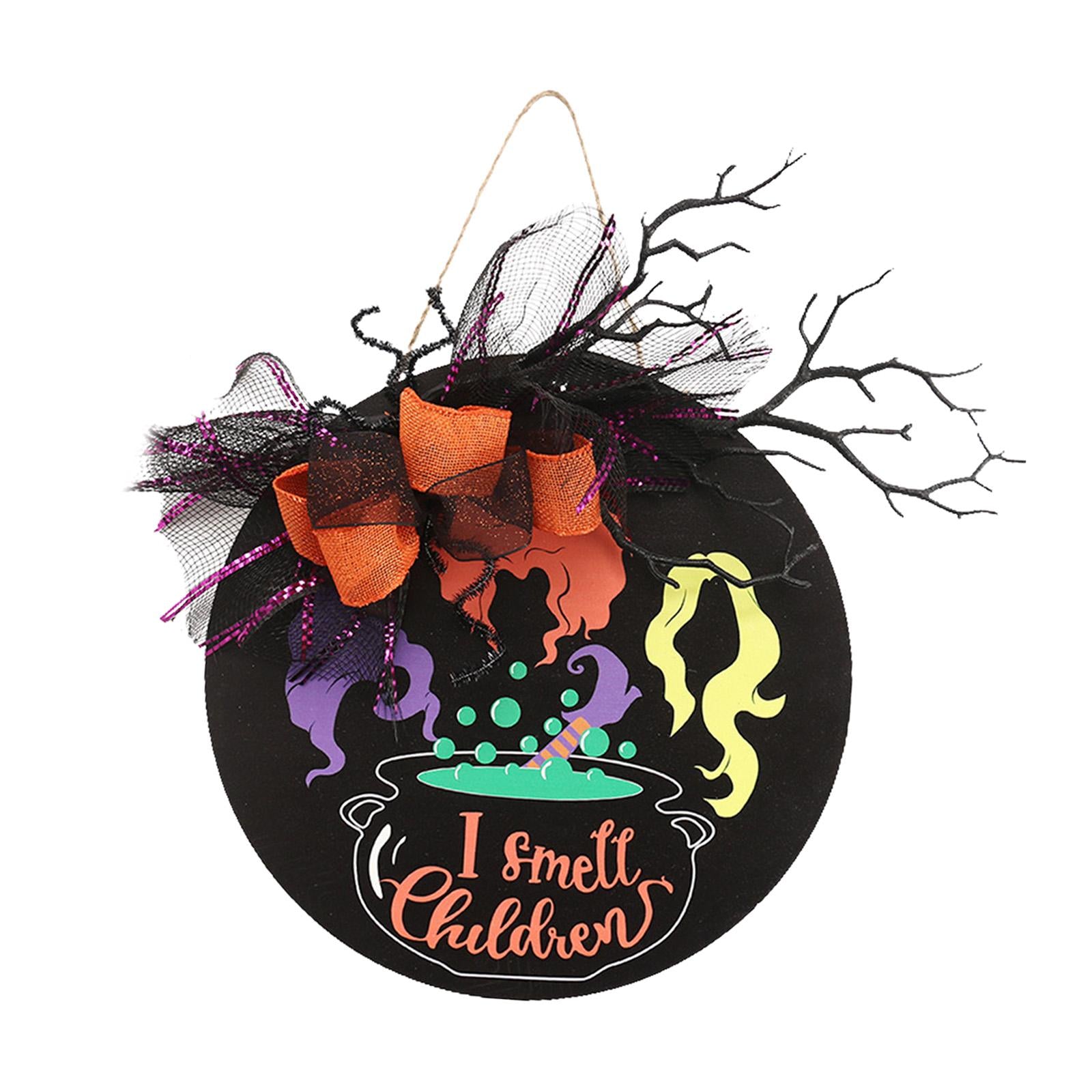 Halloween Door Sign Halloween Party Decorations for Haunted House Front Door