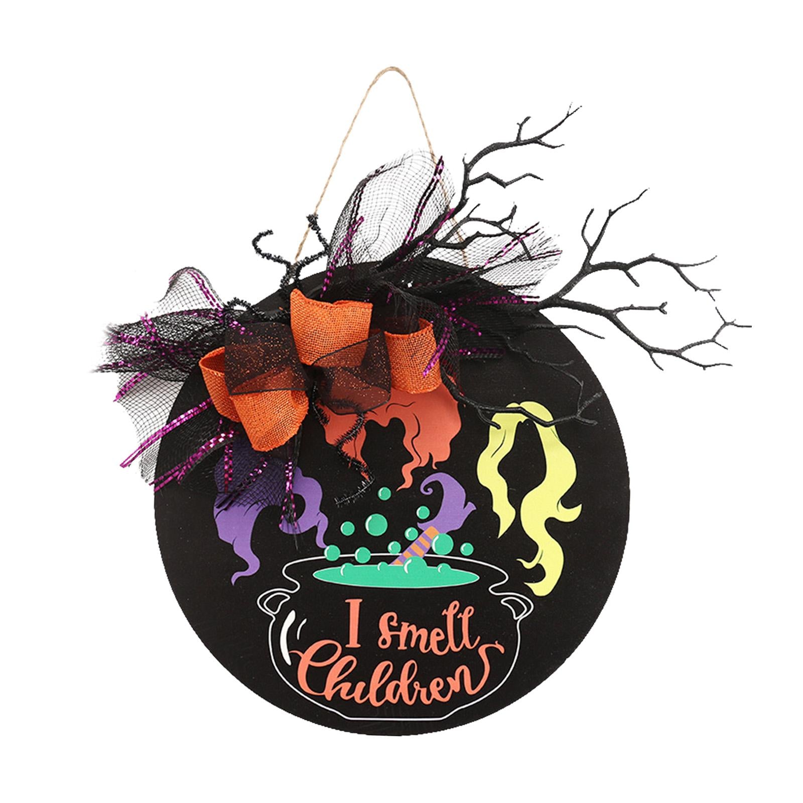Halloween Door Sign Halloween Party Decorations for Haunted House Front Door