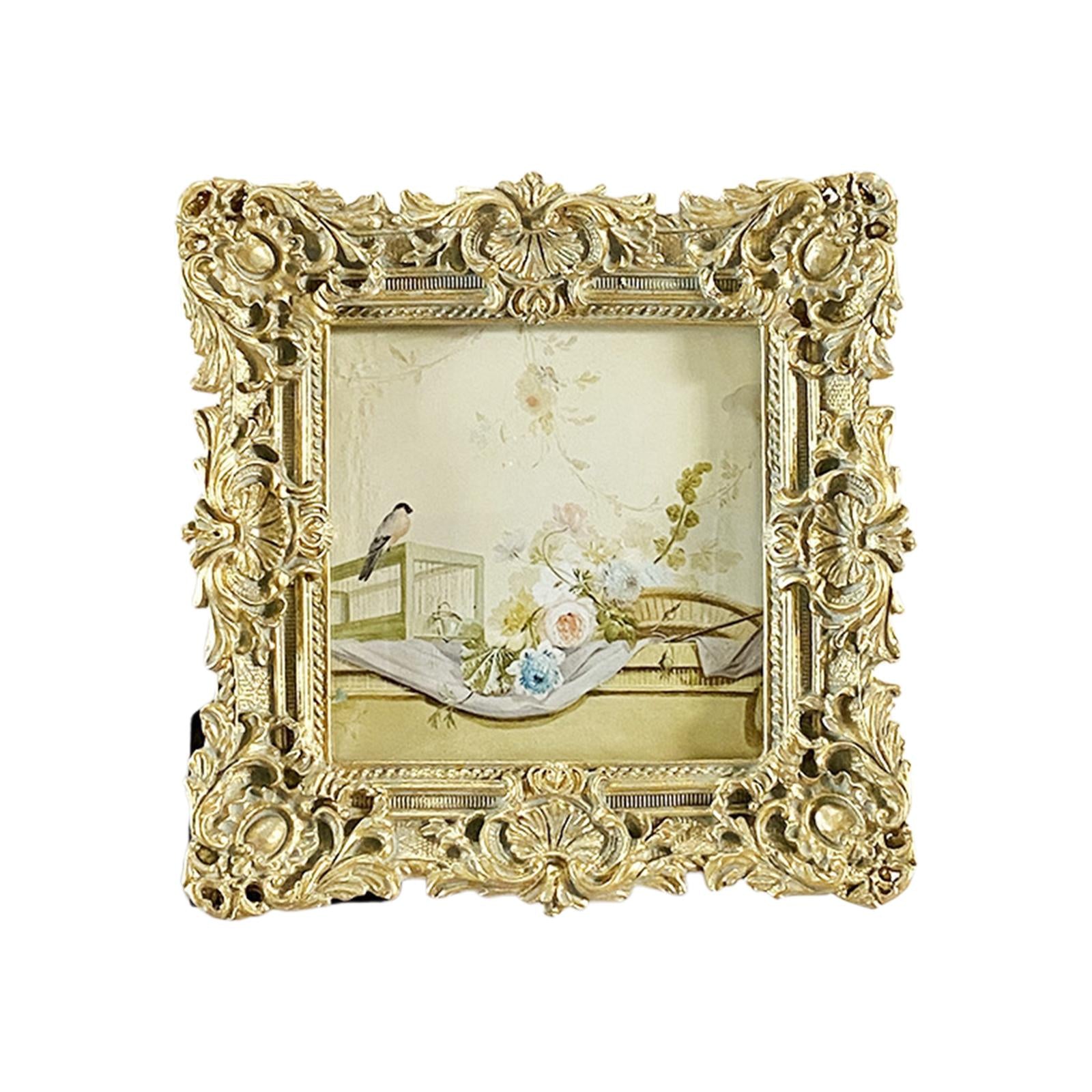Resin Photo Frame European Style Picture Frame for Gallery Apartment Wedding