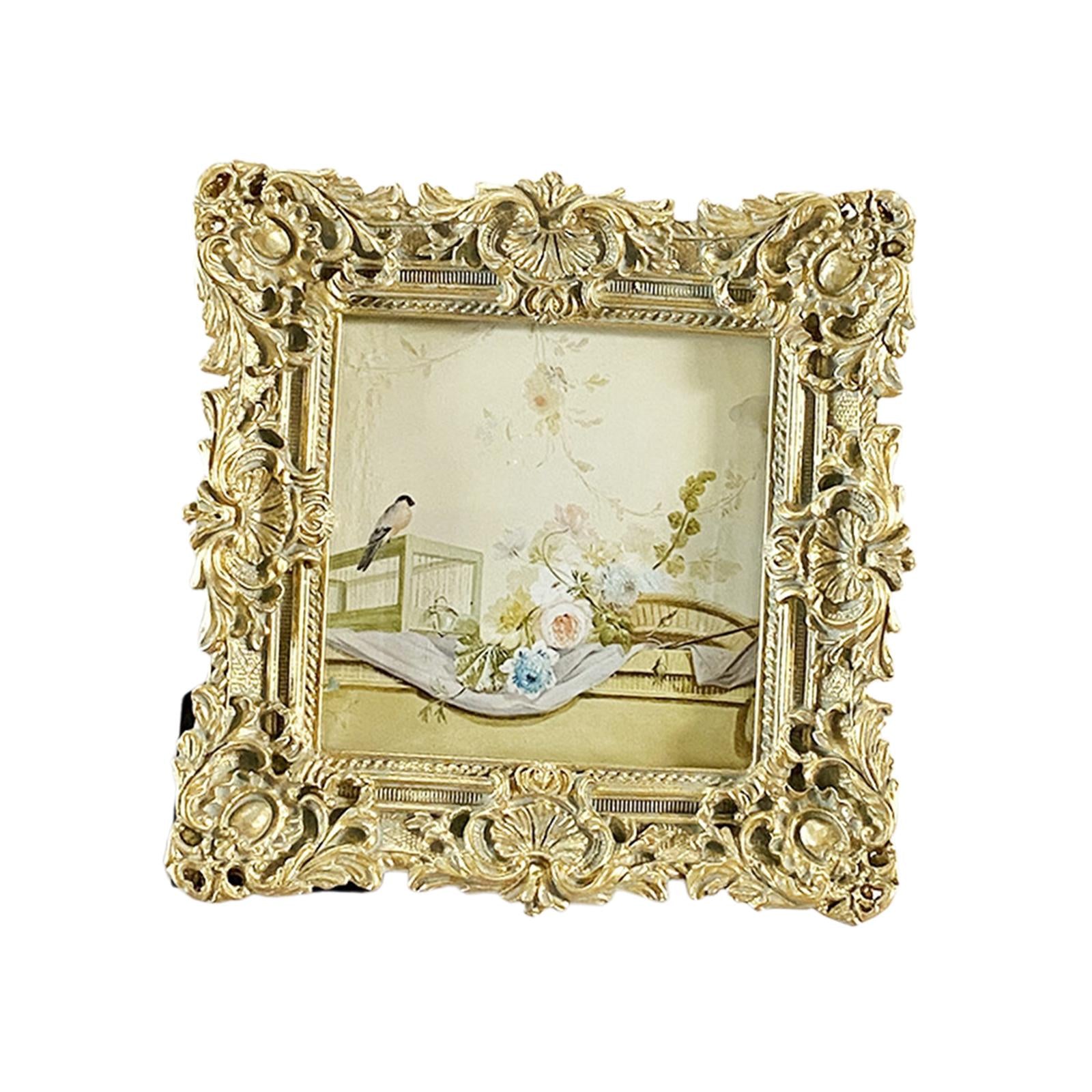 Resin Photo Frame European Style Picture Frame for Gallery Apartment Wedding