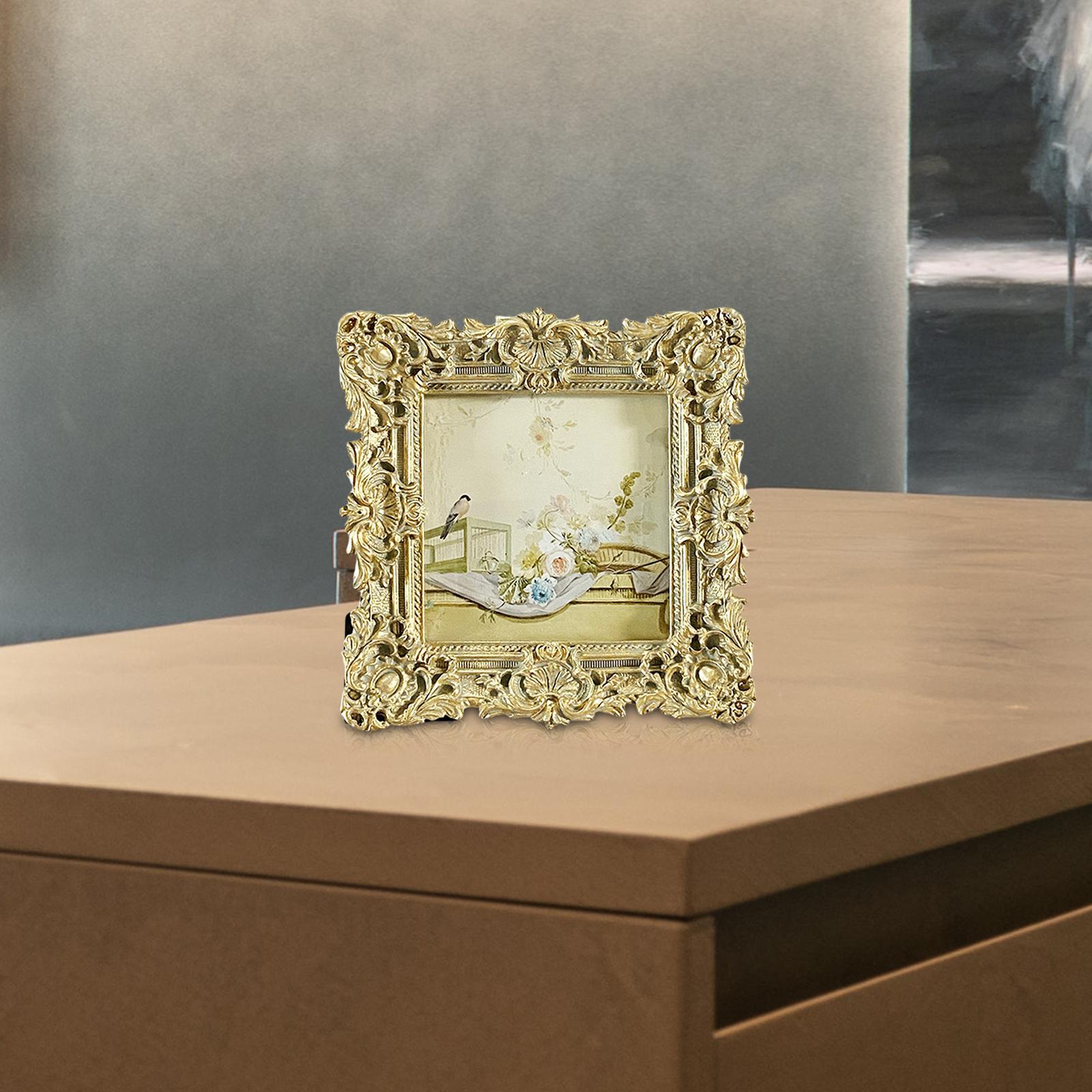 Resin Photo Frame European Style Picture Frame for Gallery Apartment Wedding