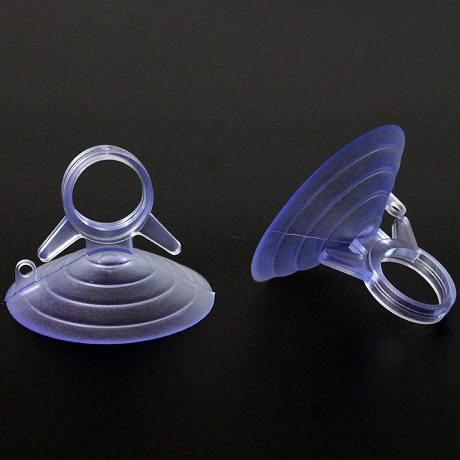 4xSmall Suction Cup Window Sucker Holder for Kitchen Home Organization Mirrors Clear