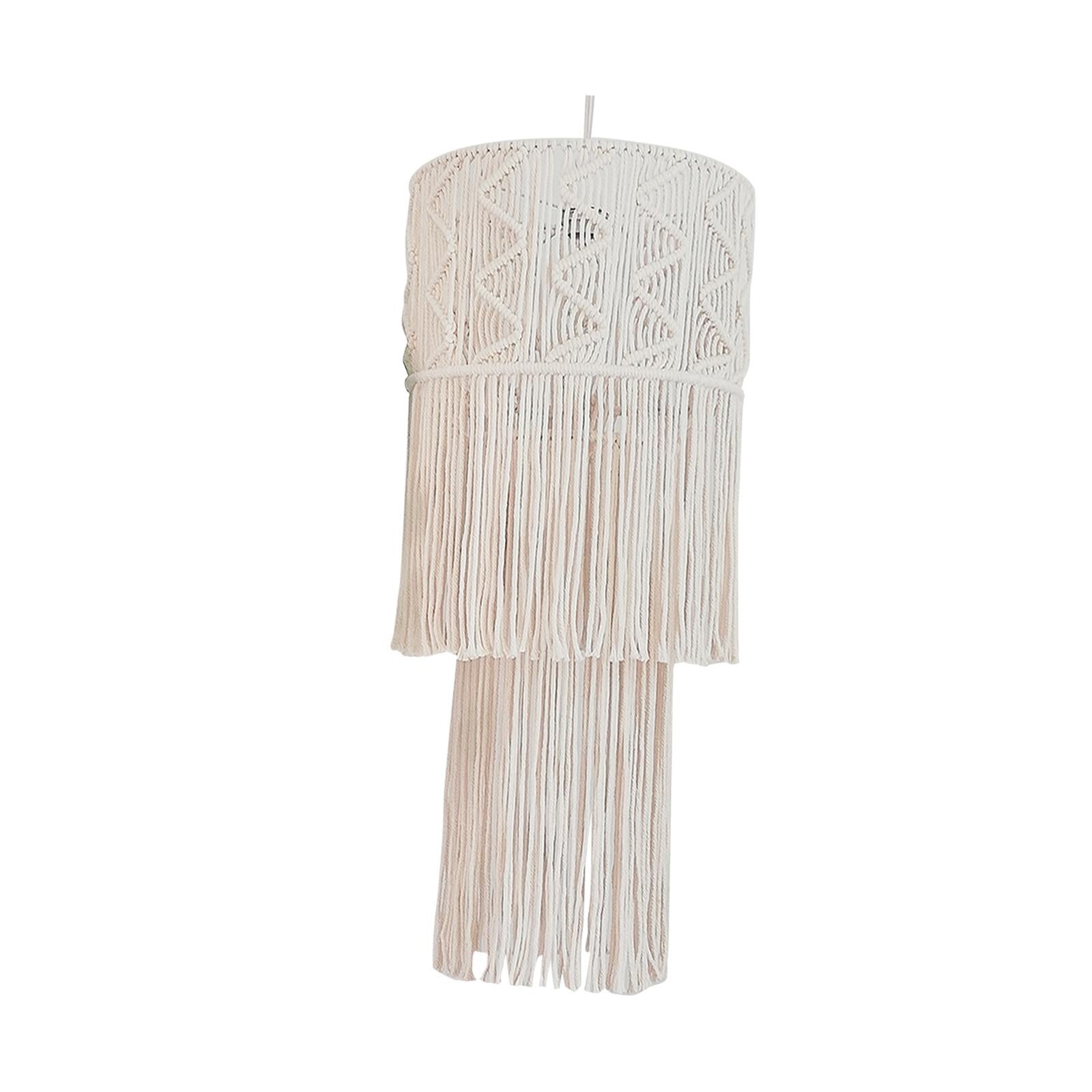 Macrame Lamp Shade Boho Gift Light Shade Only for Home Office Bedroom