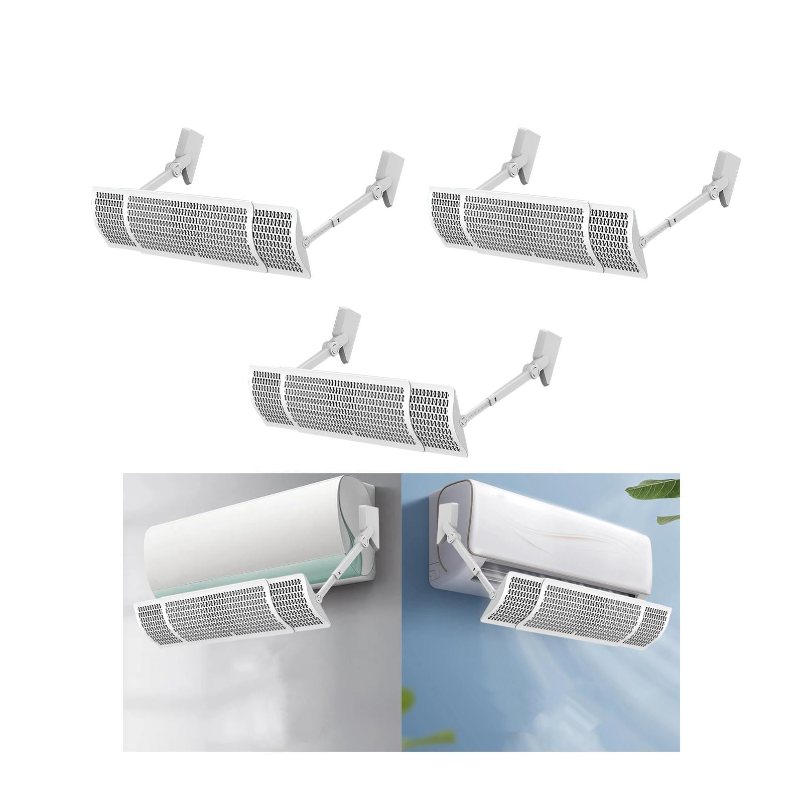 Air Conditioner Deflector Angle Adjustable Wind Deflector Air Diverter Cover Ordinary