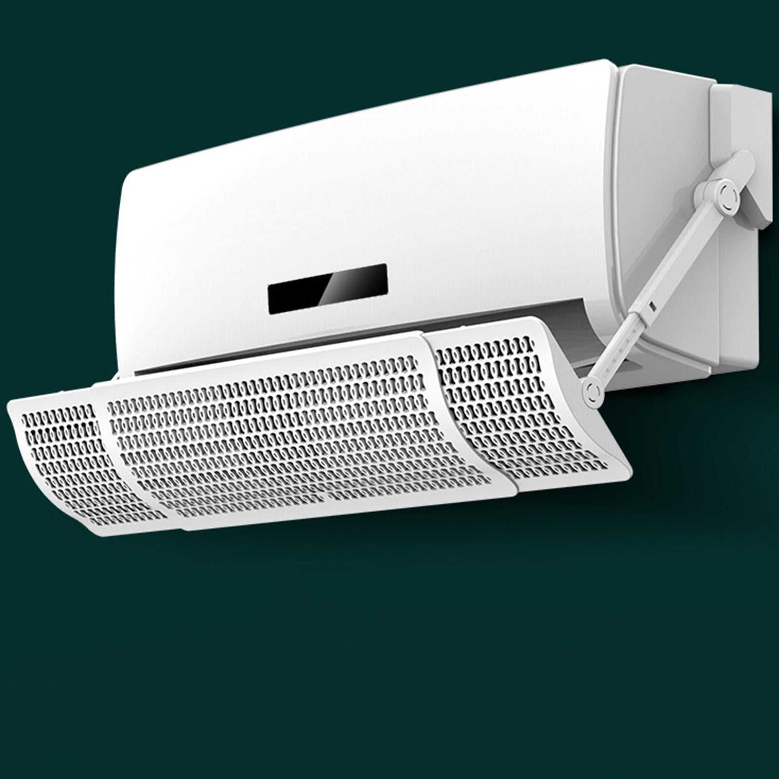 Air Conditioner Deflector Angle Adjustable Wind Deflector Air Diverter Cover Negative Ion