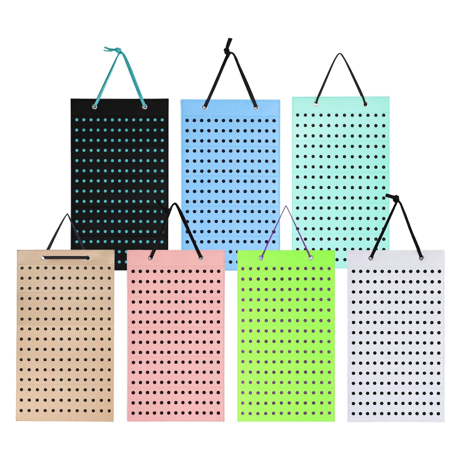 Shoe Charms Organizer Hanger Storage Bag with 180 Holes Accessories Portable