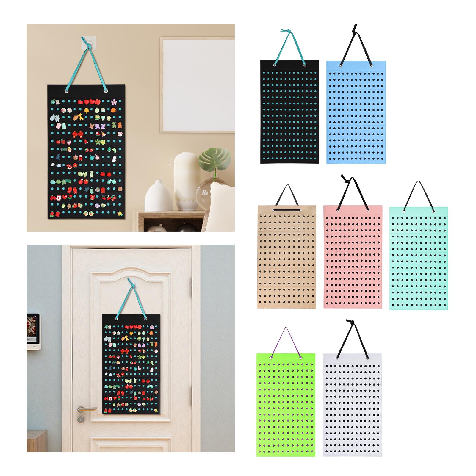 Shoe Charms Organizer Hanger Storage Bag with 180 Holes Accessories Portable