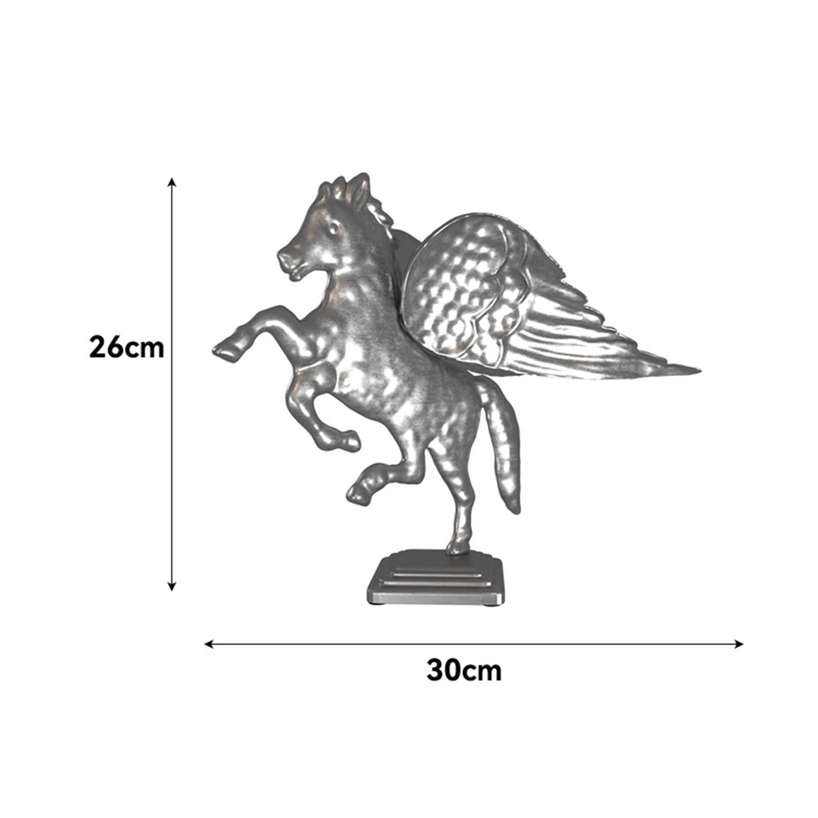 Metal Horse Statue Figurines Creative Bedroom Housewarming Animal Sculptures Aureate