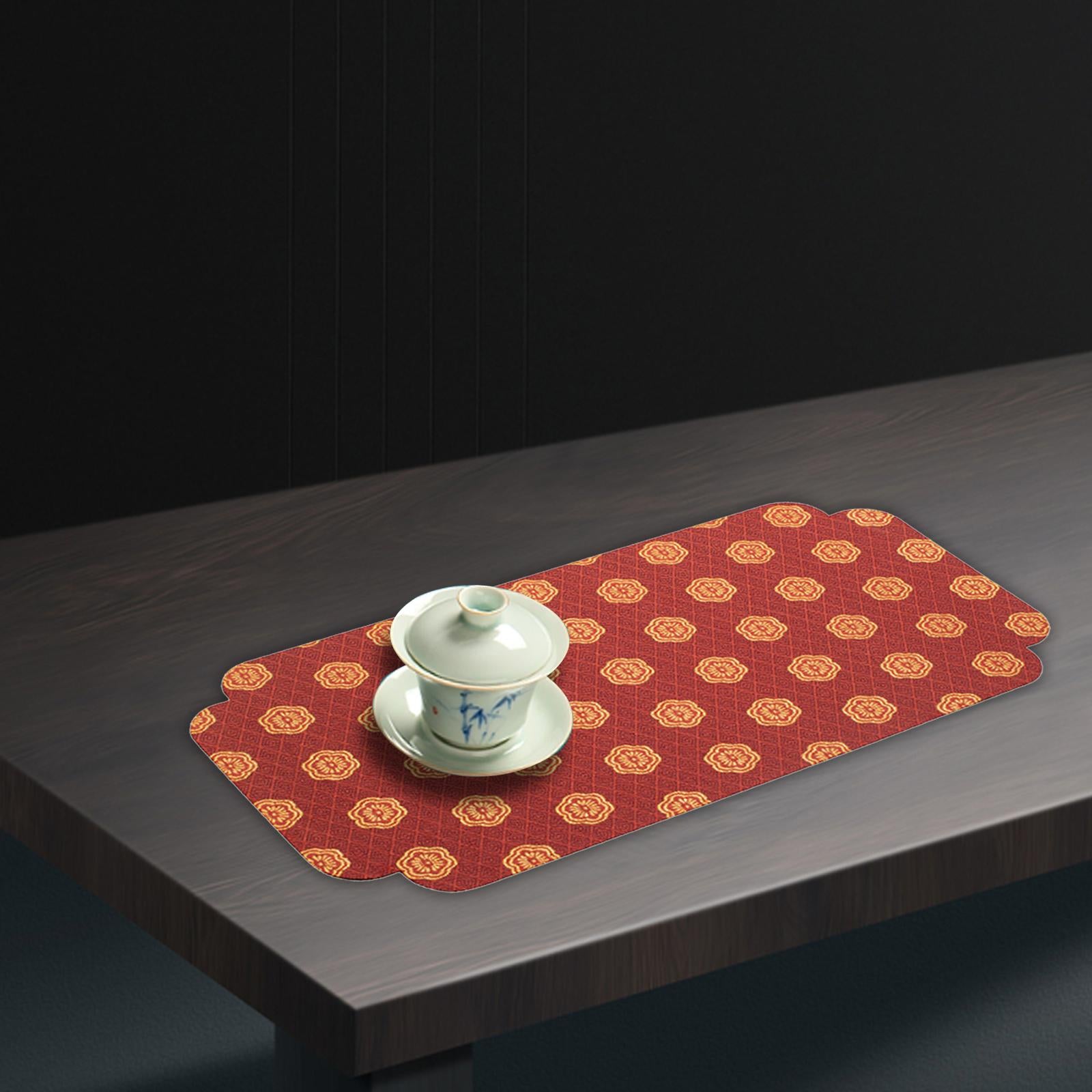 Table Mats Decorative Scalding Counter Mat for Wedding Restaurant Bar style C