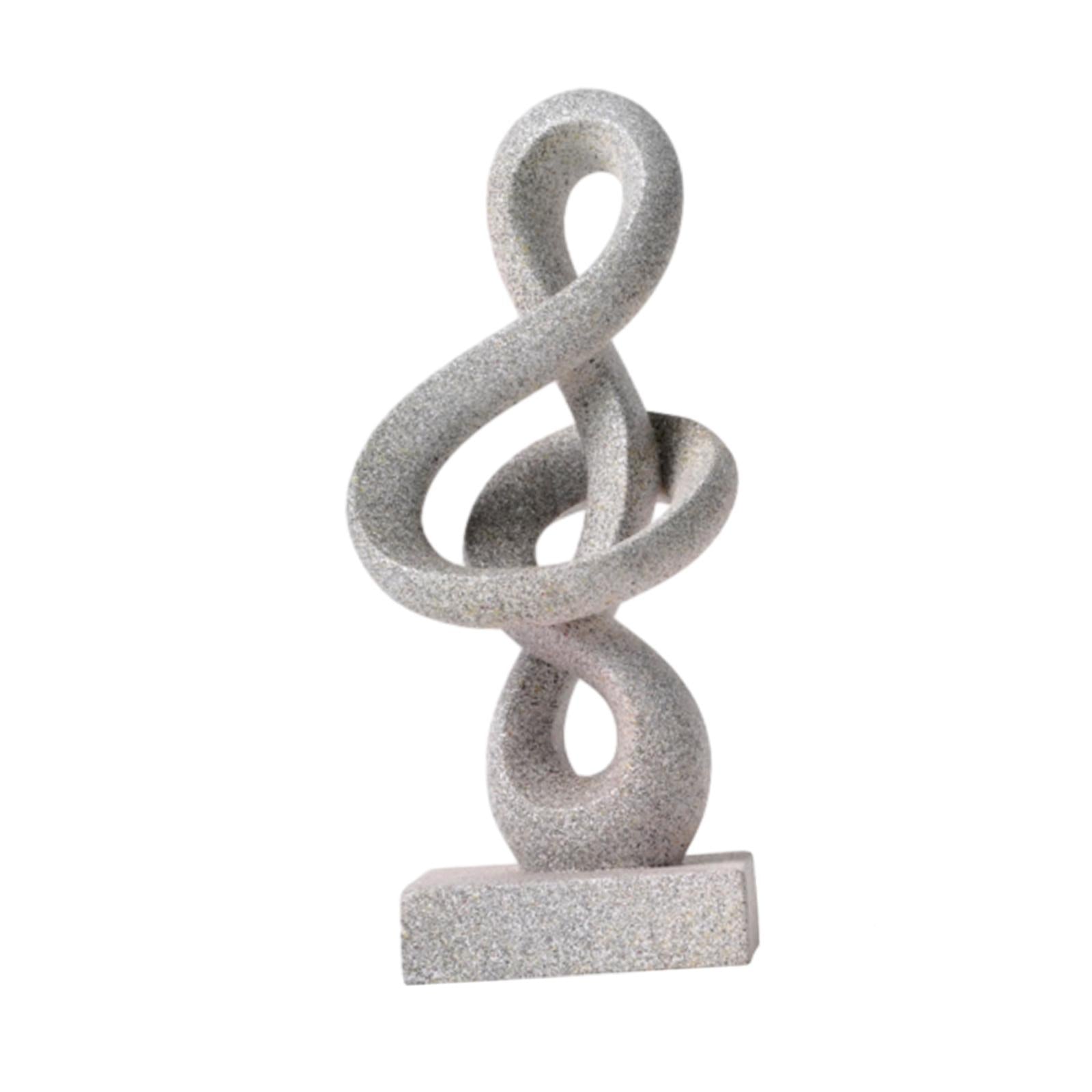 Abstract Statue Abstract Figurine Art Sculpture for Desktop Bookshelf Office Style A 7.5x6.5x17cm