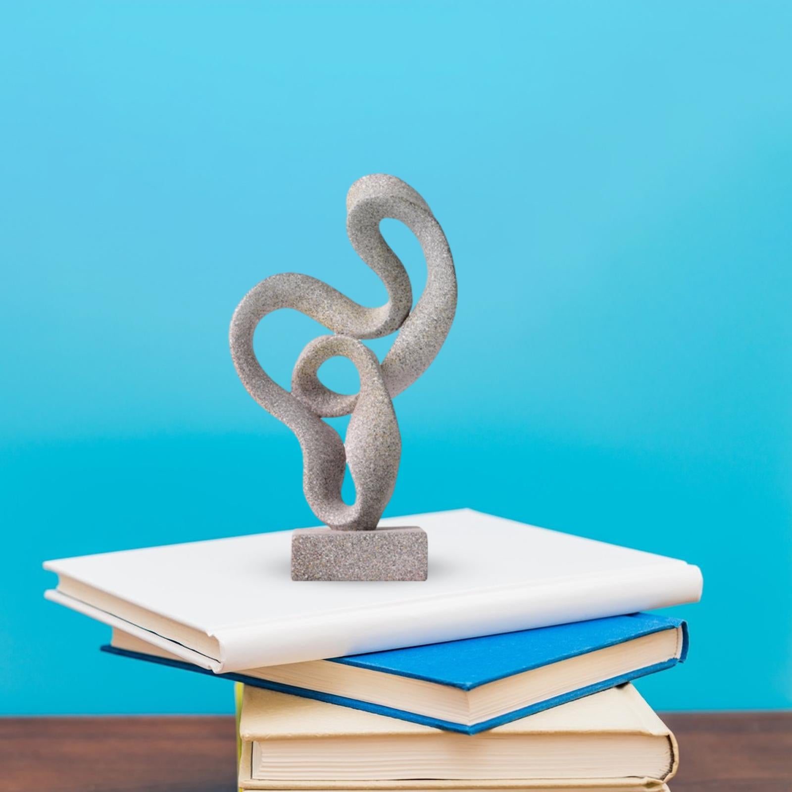 Abstract Statue Abstract Figurine Art Sculpture for Desktop Bookshelf Office StyleC9.5x5.5x16.5cm