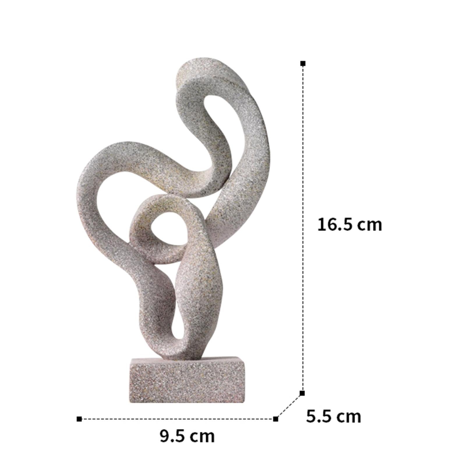 Abstract Statue Abstract Figurine Art Sculpture for Desktop Bookshelf Office StyleC9.5x5.5x16.5cm