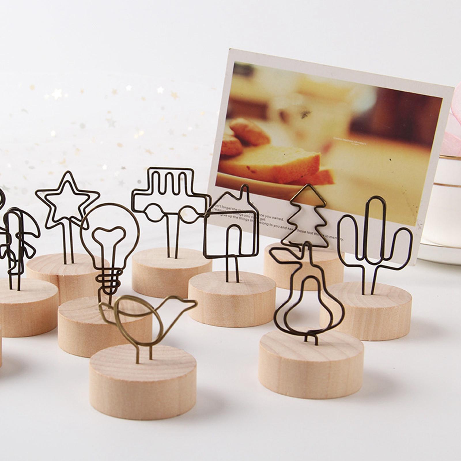 Place Card Holder Table Number Stand for Centerpieces Birthday Wedding Party House