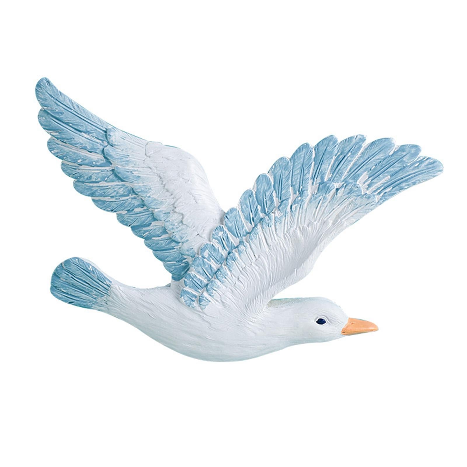 3 Pieces Seagull Wall Decor Hand Crafted 3D for Beach Livingroom Living Room